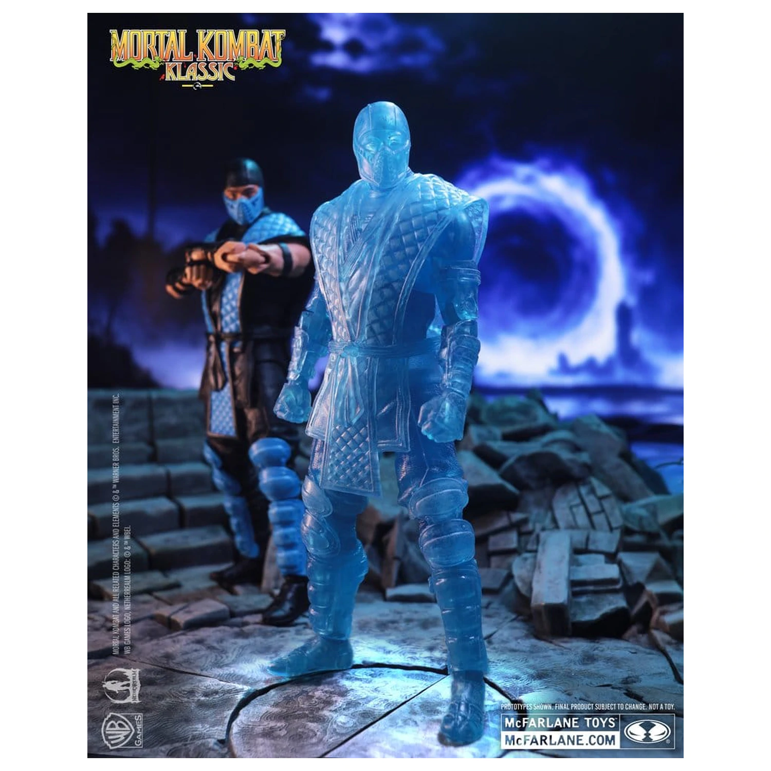 Mortal Kombat Klassic Action Figure Sub-Zero (Ice Clone) 18 cm product photo
