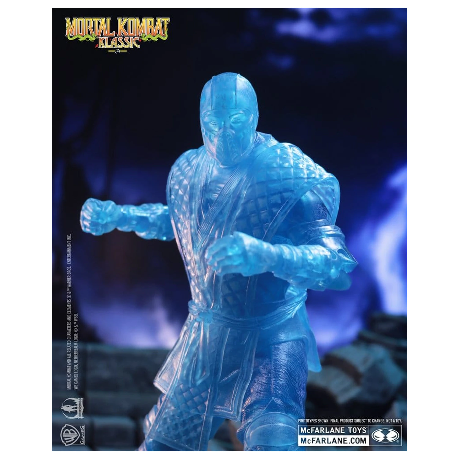 Mortal Kombat Klassic Action Figure Sub-Zero (Ice Clone) 18 cm product photo
