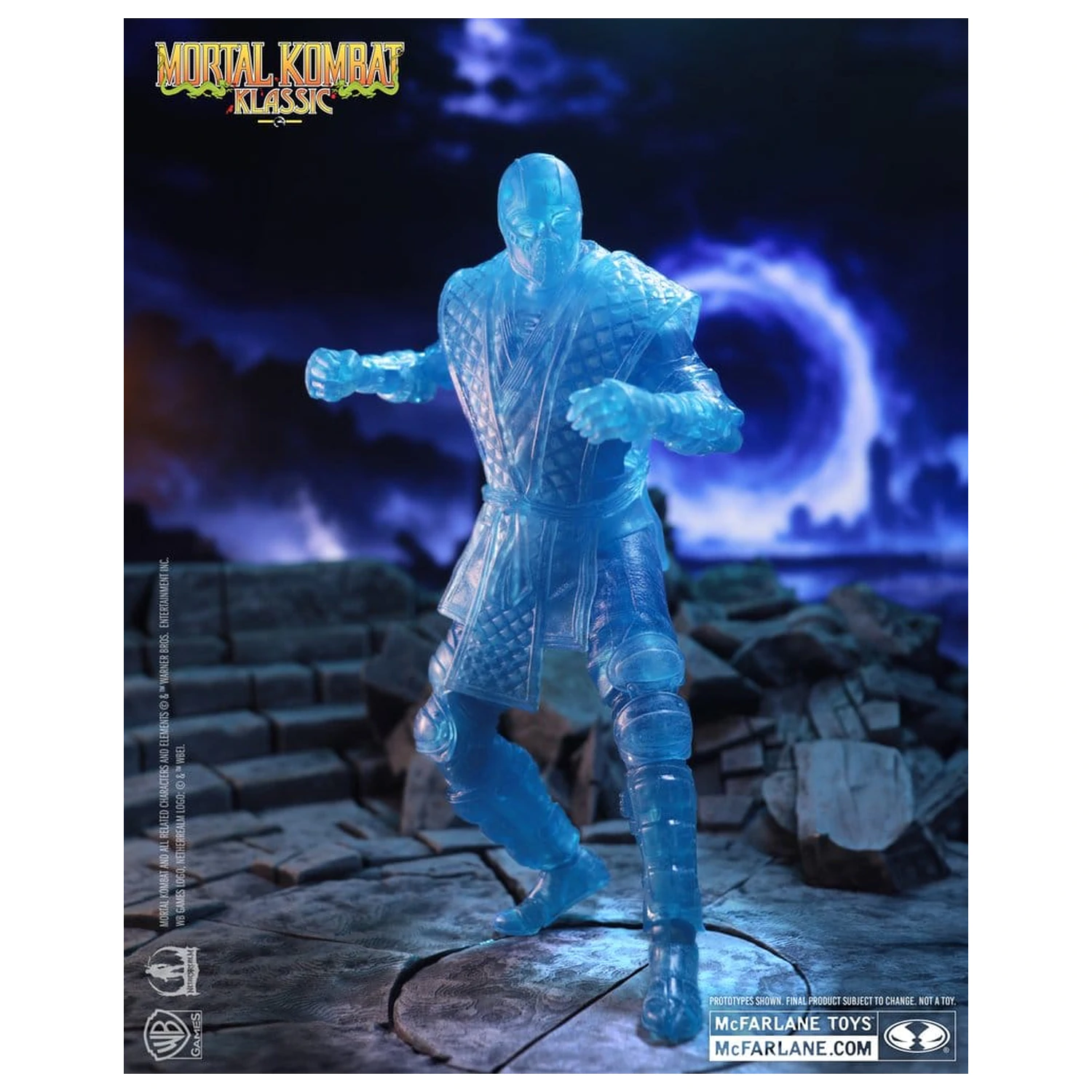 Mortal Kombat Klassic Action Figure Sub-Zero (Ice Clone) 18 cm product photo