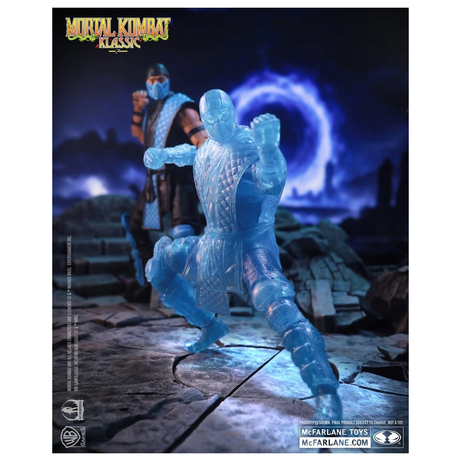 Mortal Kombat Klassic Action Figure Sub-Zero (Ice Clone) 18 cm product photo
