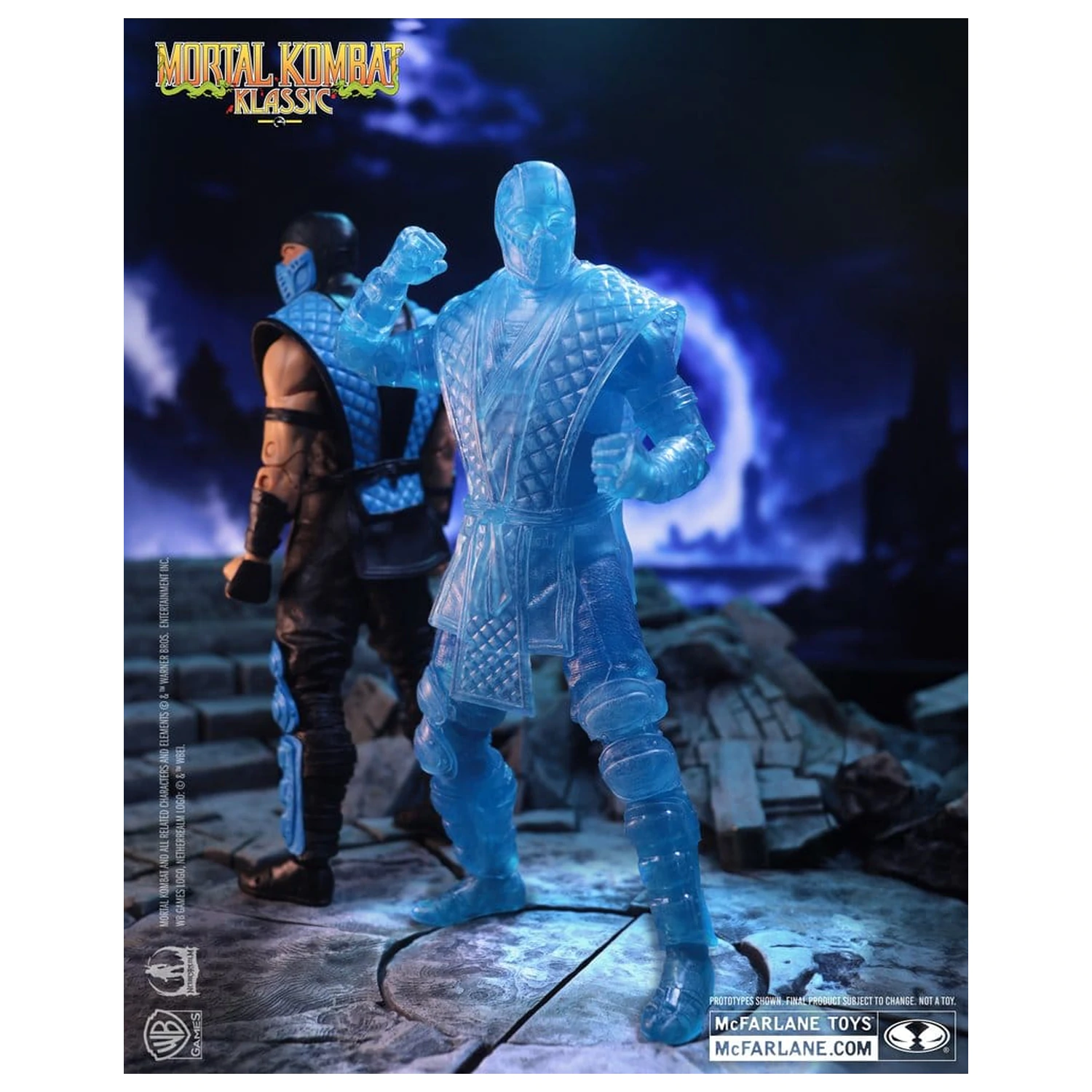Mortal Kombat Klassic Action Figure Sub-Zero (Ice Clone) 18 cm product photo