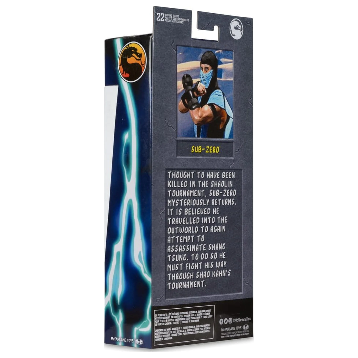 Mortal Kombat Klassic Action Figure Sub-Zero (Ice Clone) 18 cm product photo