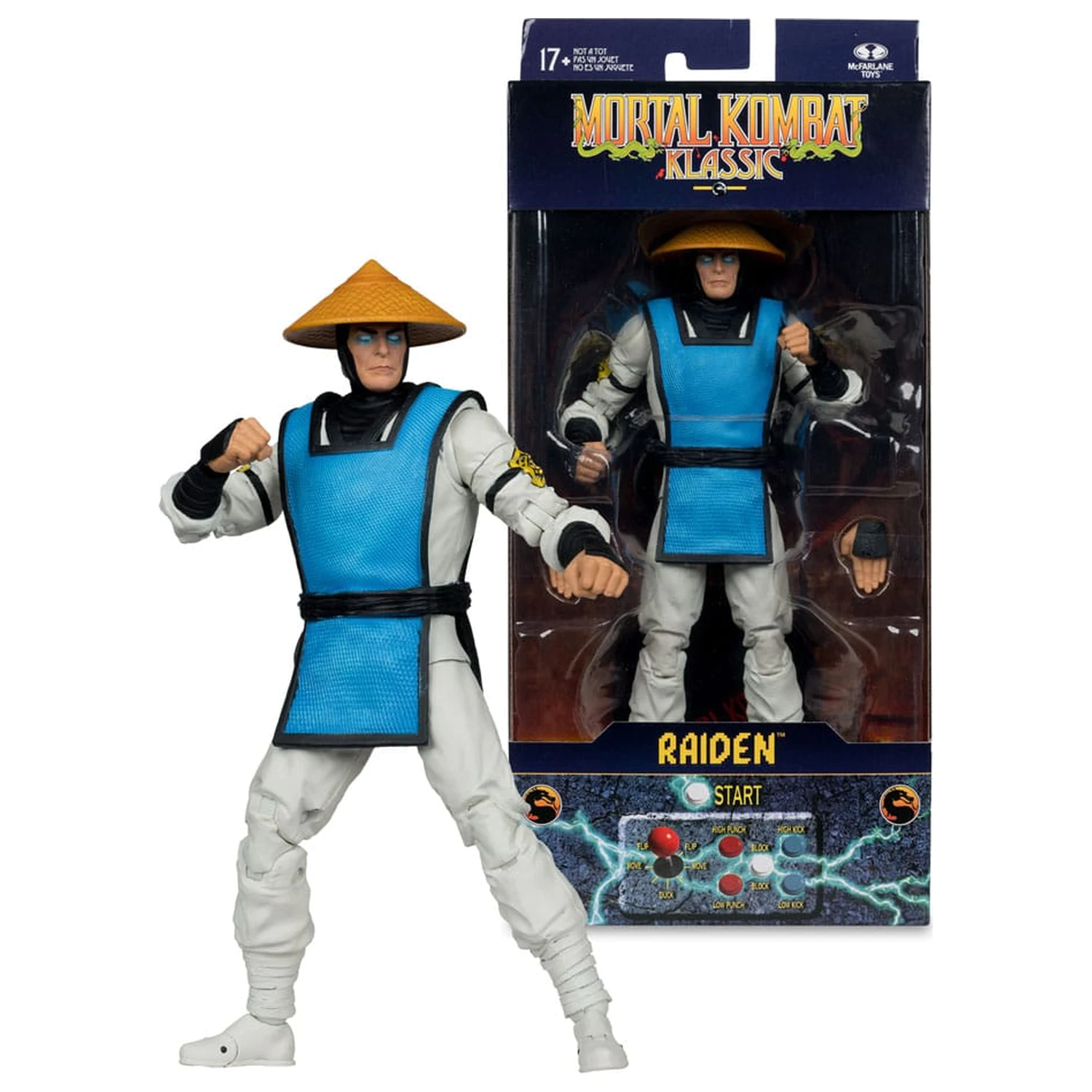 Mortal Kombat Klassiks Action Figure Raiden 18 cm product photo
