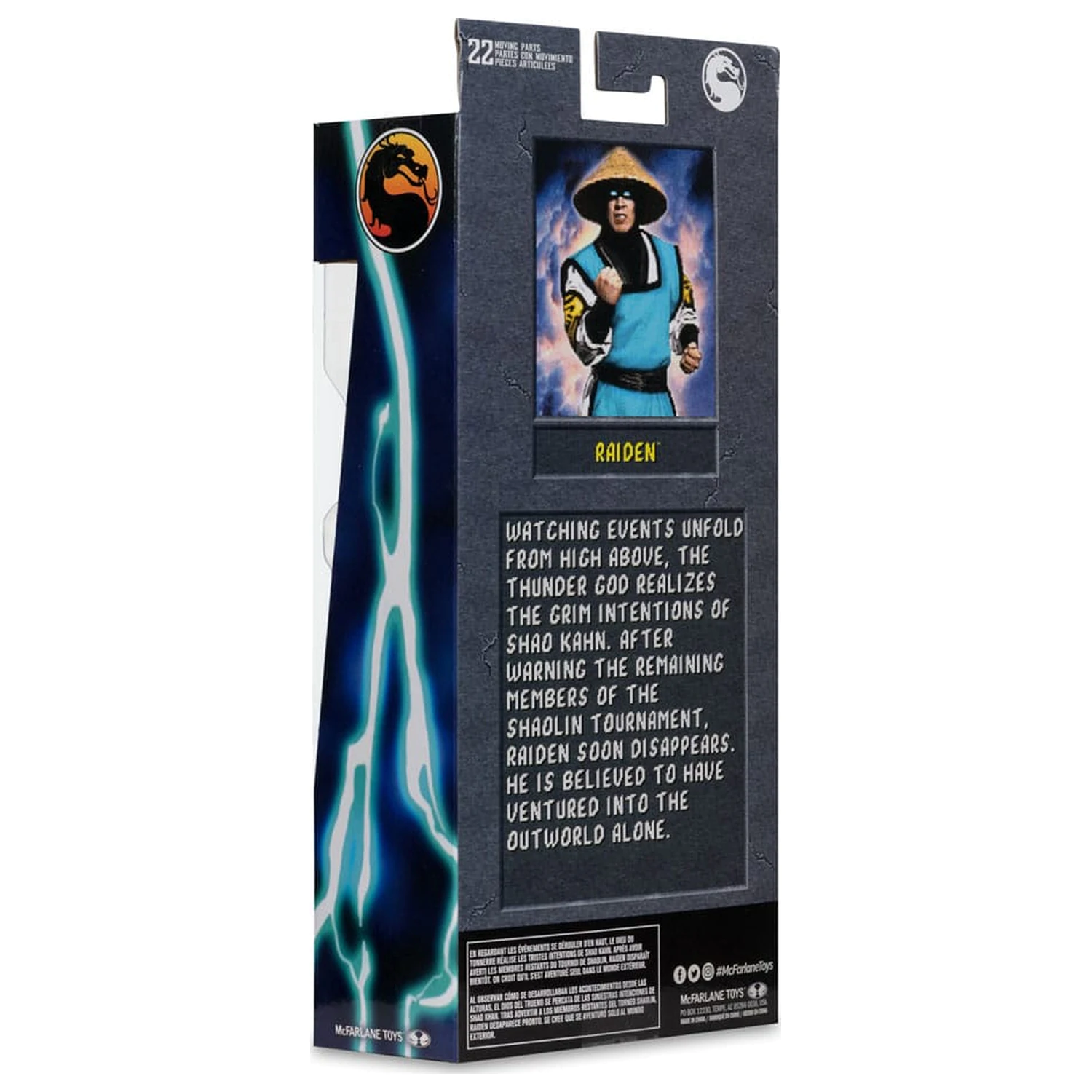 Mortal Kombat Klassiks Action Figure Raiden 18 cm product photo