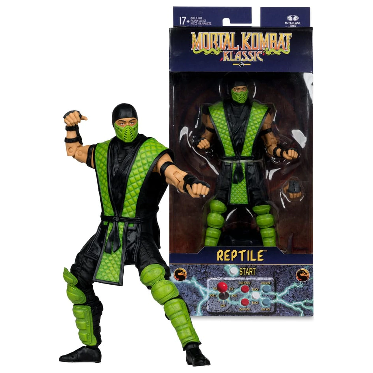 Mortal Kombat Klassiks Action Figure Reptile 18 cm product photo