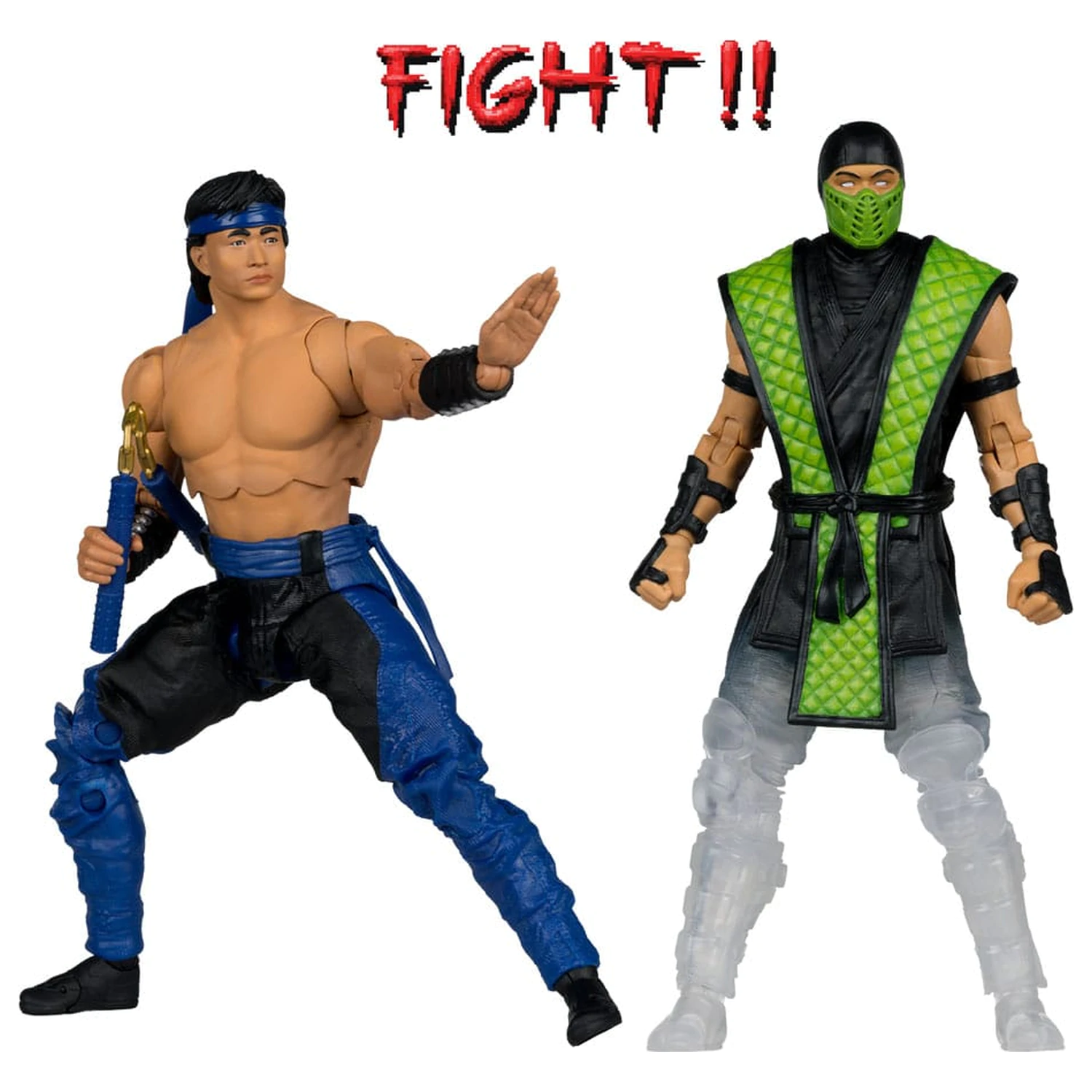 Mortal Kombat Action Figure 2-Pack Liu Kang vs. Reptile (Klassics) 18 cm product photo