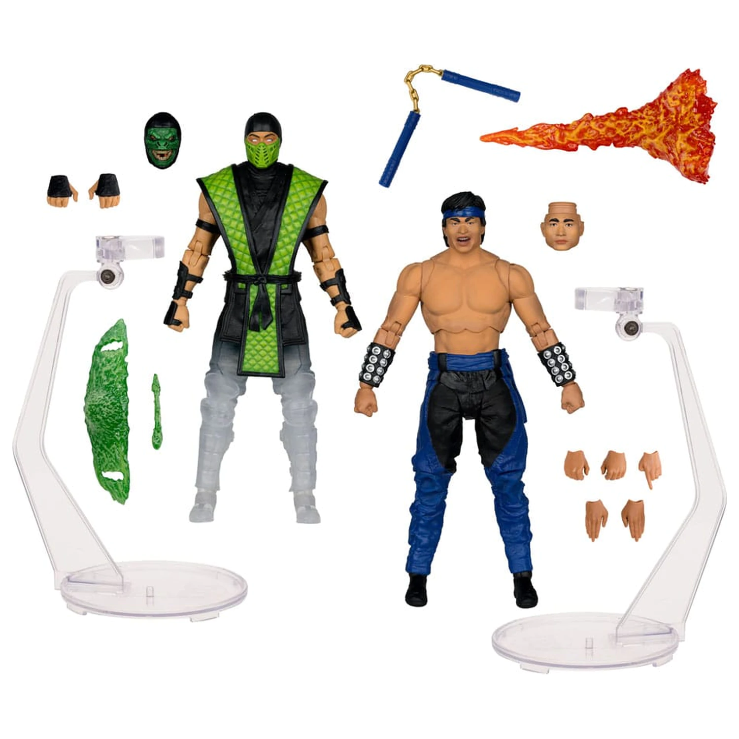 Mortal Kombat Action Figure 2-Pack Liu Kang vs. Reptile (Klassics) 18 cm product photo