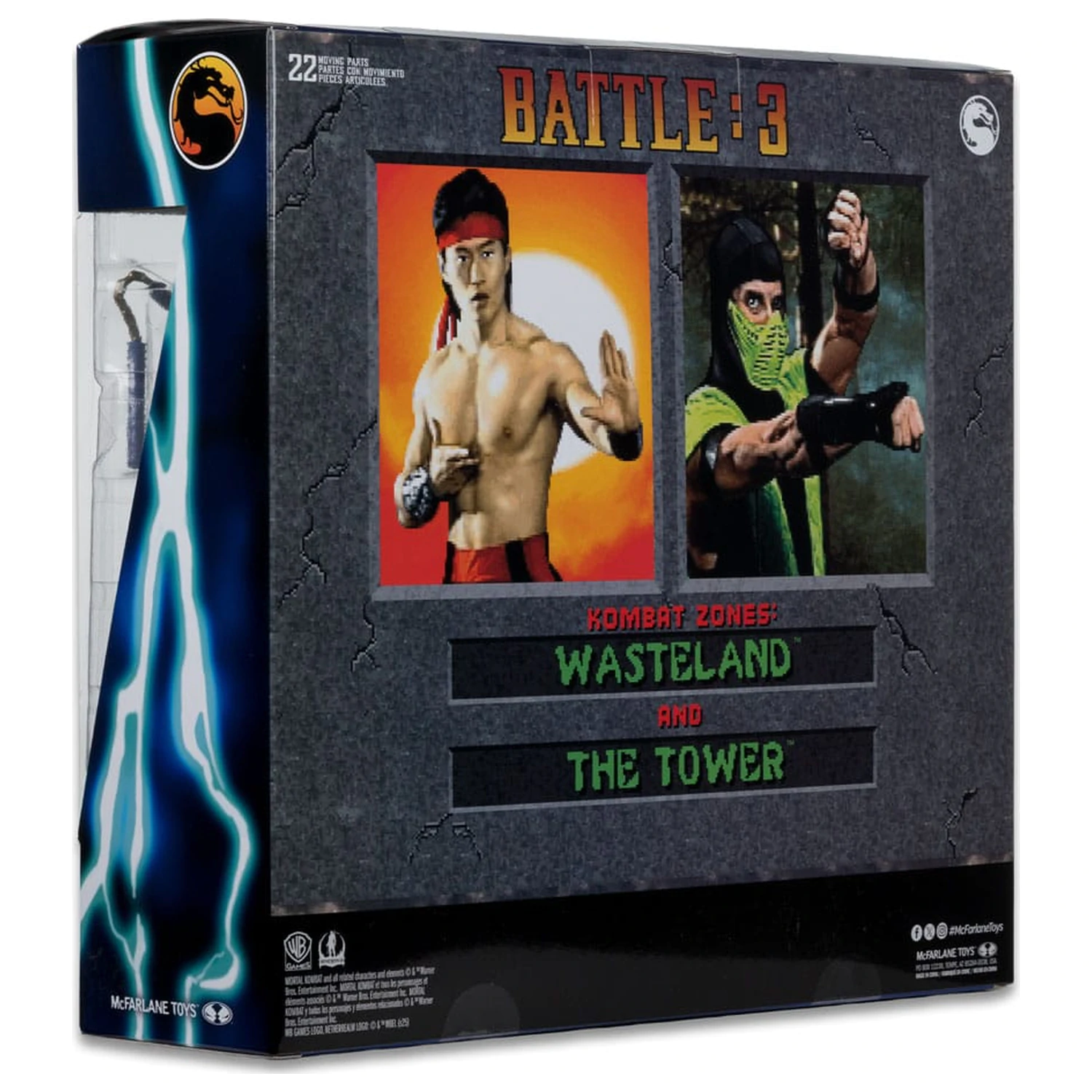 Mortal Kombat Action Figure 2-Pack Liu Kang vs. Reptile (Klassics) 18 cm product photo