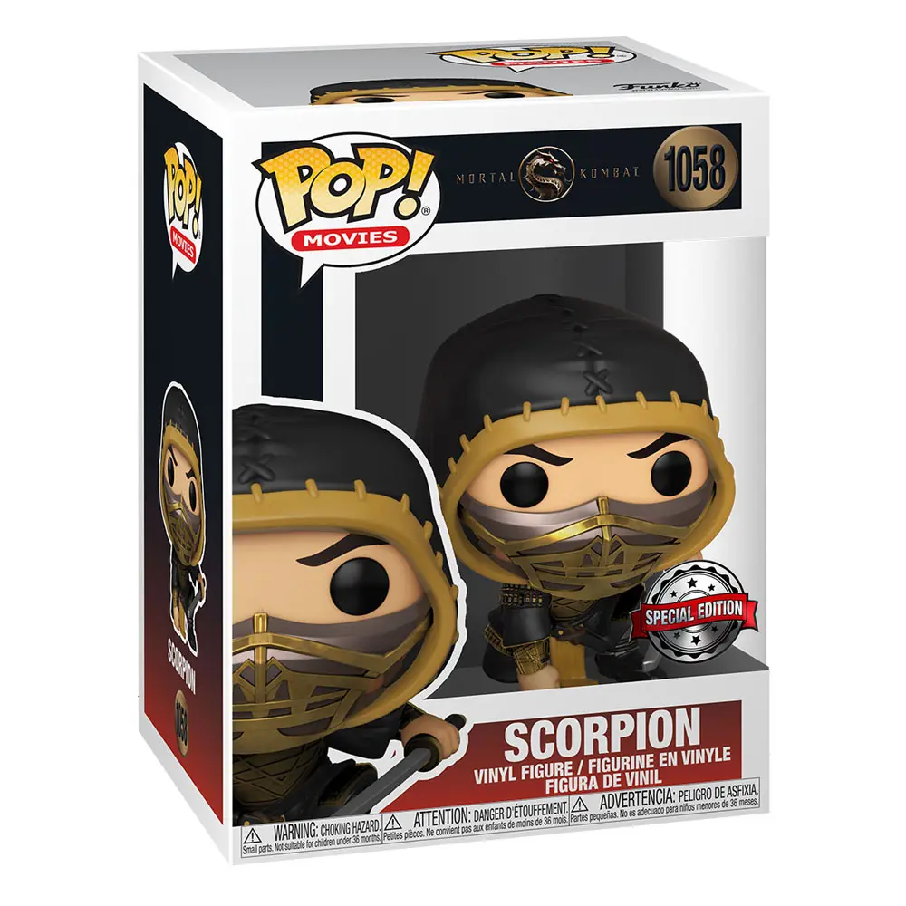Mortal Kombat Movie POP! Movies Vinyl Figure Scorpion (Action Pose) (MT) 9 cm product photo