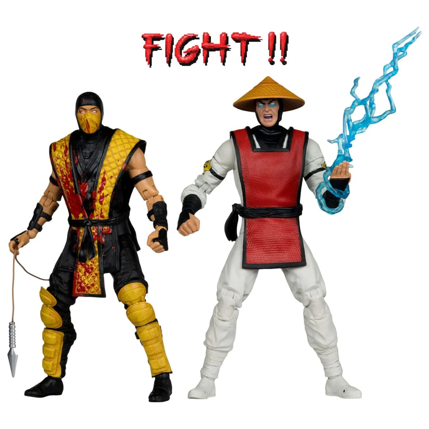 Mortal Kombat Action Figure 2-Pack Scorpion vs. Raiden (Klassics) 18 cm product photo
