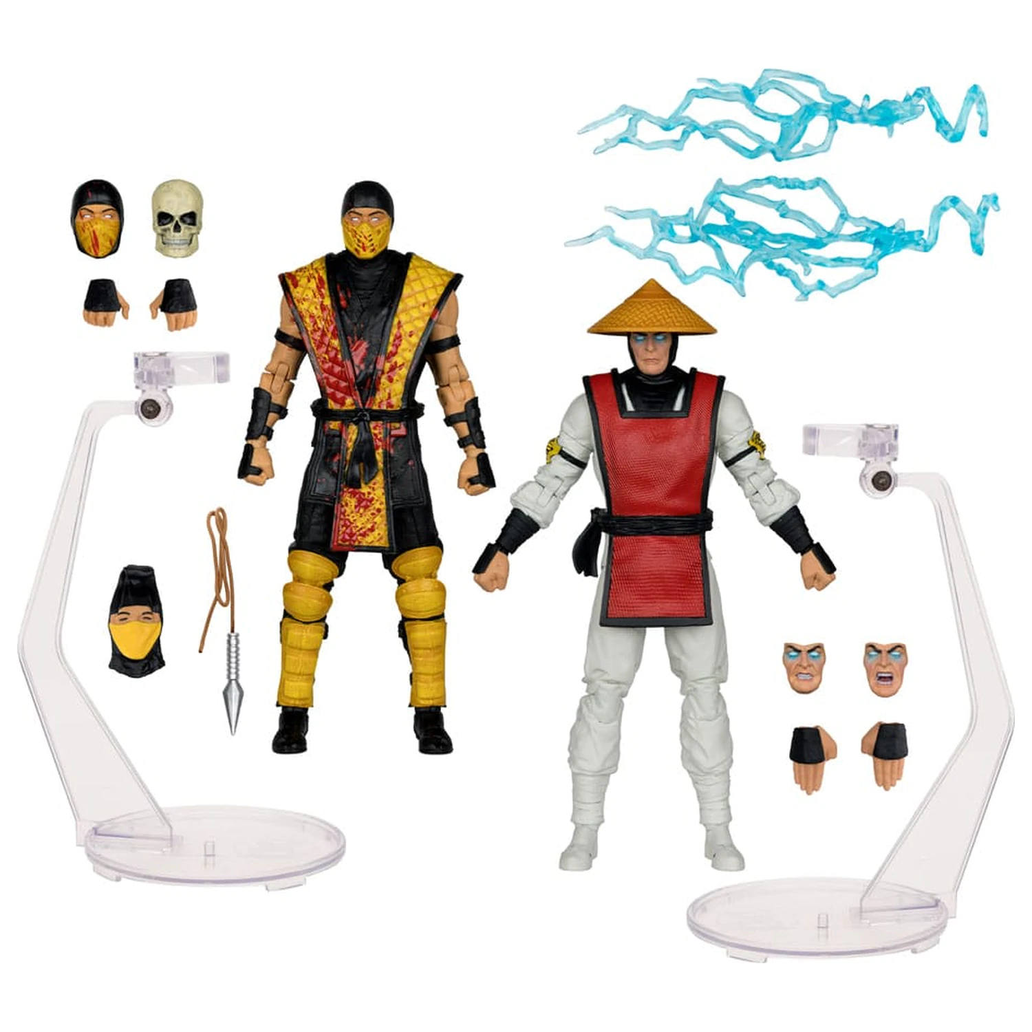 Mortal Kombat Action Figure 2-Pack Scorpion vs. Raiden (Klassics) 18 cm product photo