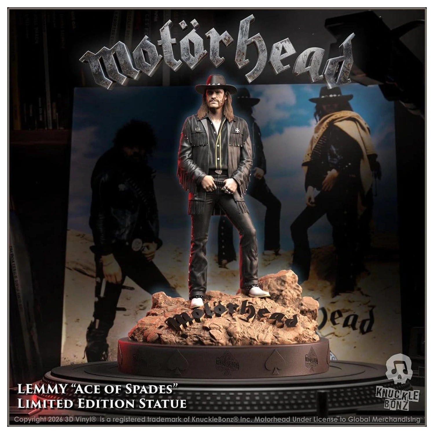 Motörhead Rock Iconz Statue Lemmy IV Ace of Spades 20 cm product photo