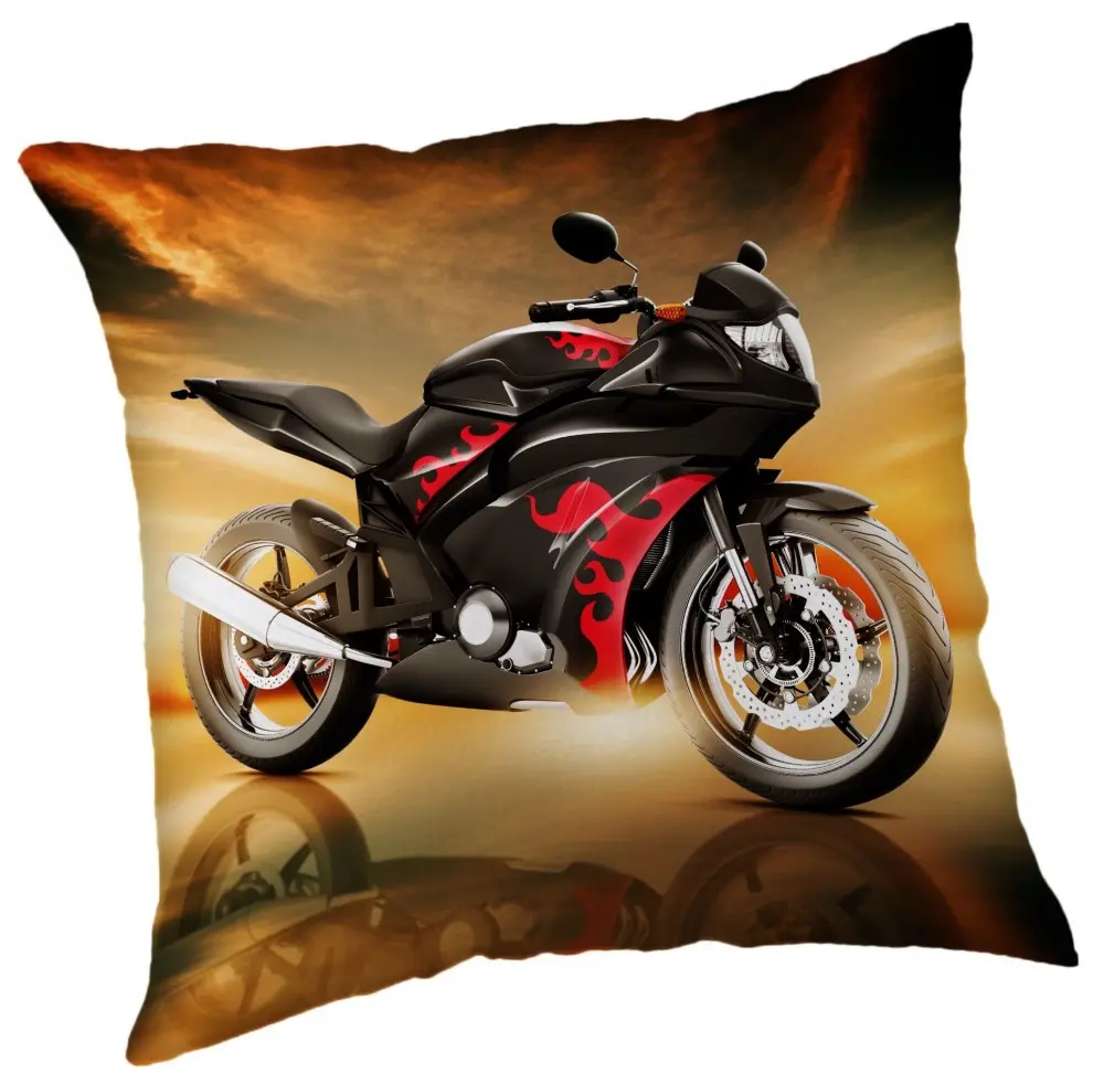 Motorcycle cushion, decorative pillow 40*40 cm product photo