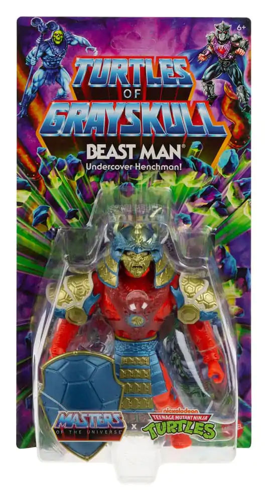 MOTU x TMNT: Turtles of Grayskull Action Figure Beast Man 14 cm termékfotó