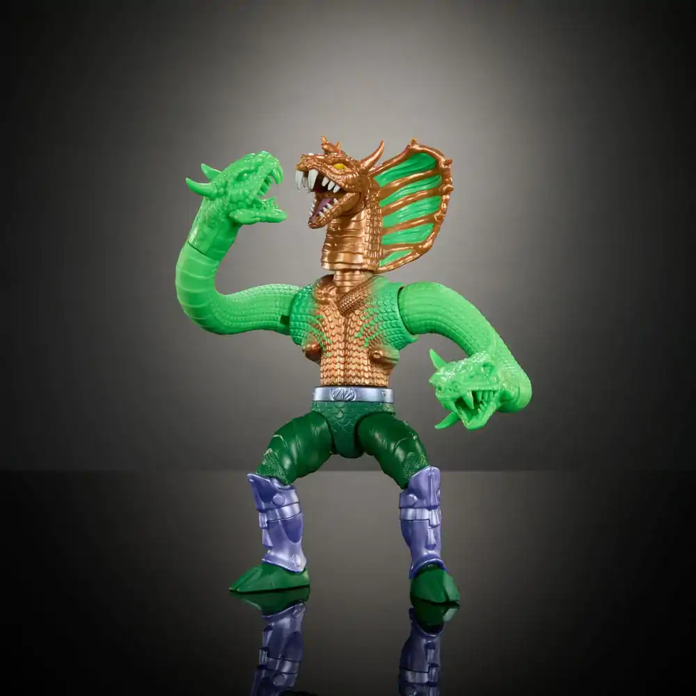 MOTU x TMNT: Turtles of Grayskull Deluxe Action Figure King Hiss 14 cm product photo