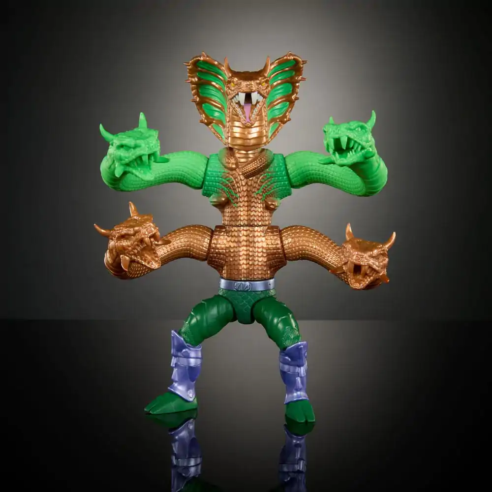 MOTU x TMNT: Turtles of Grayskull Deluxe Action Figure King Hiss 14 cm product photo
