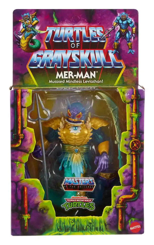 MOTU x TMNT: Turtles of Grayskull Deluxe Action Figure Mer-Man 14 cm product photo