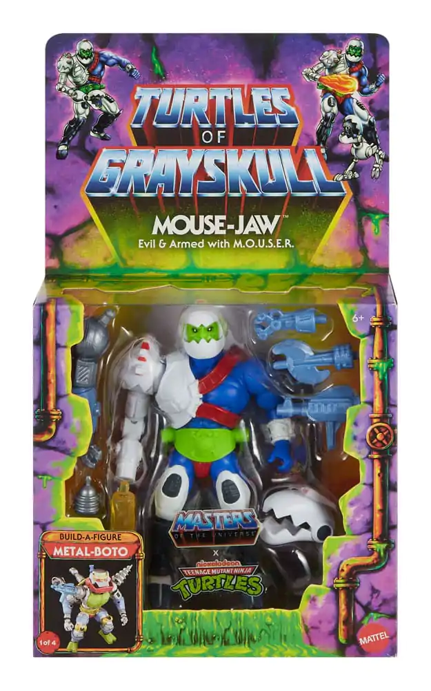 MOTU x TMNT: Turtles of Grayskull Deluxe Action Figure Mouse-Jaw 14 cm product photo