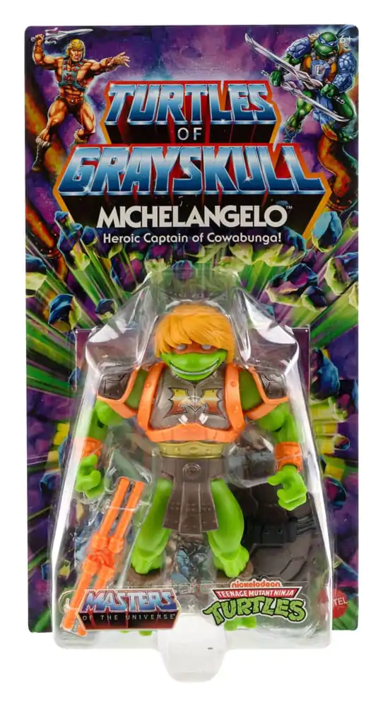 MOTU x TMNT: Turtles of Grayskull Action Figure Michelangelo 14 cm product photo