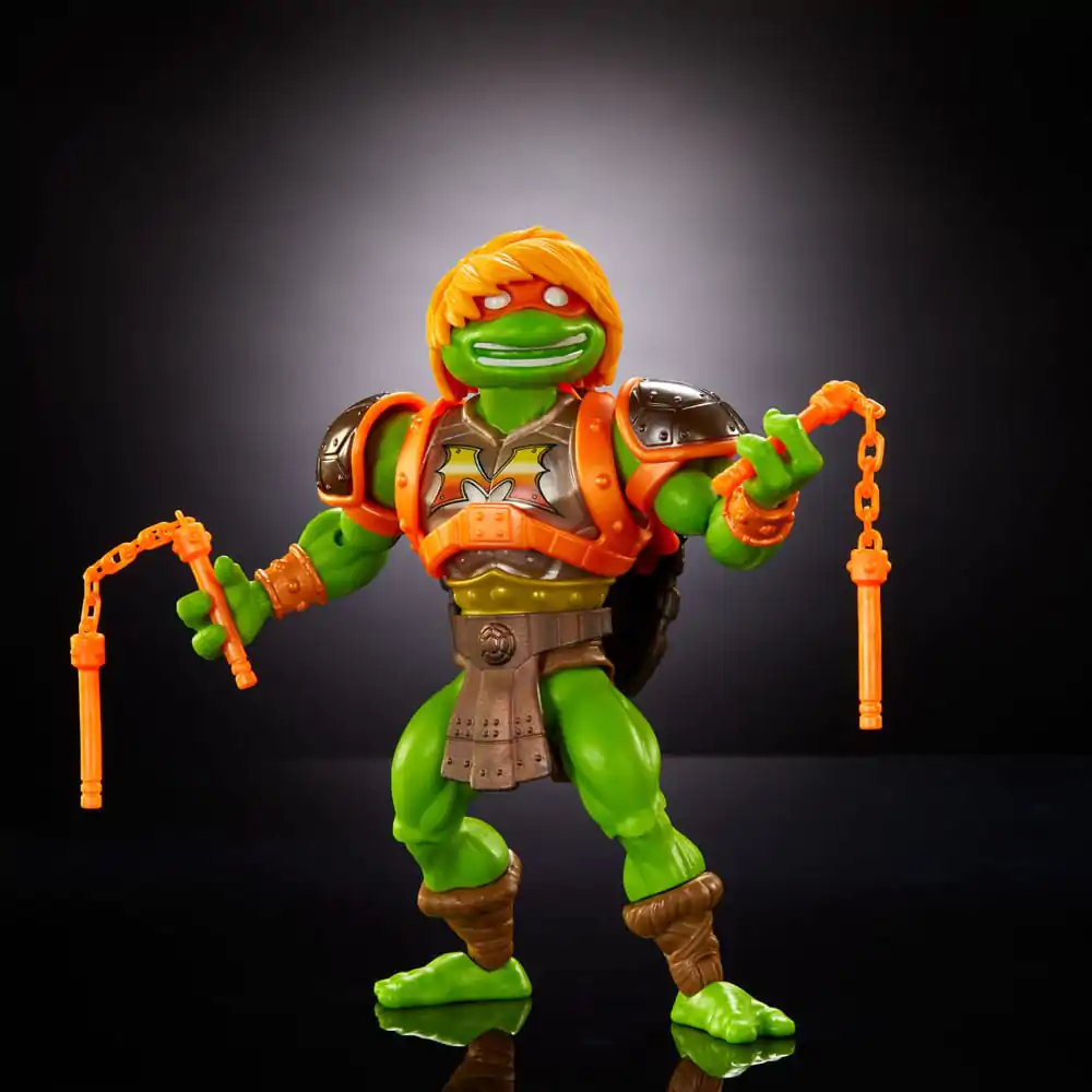 MOTU x TMNT: Turtles of Grayskull Action Figure Michelangelo 14 cm product photo