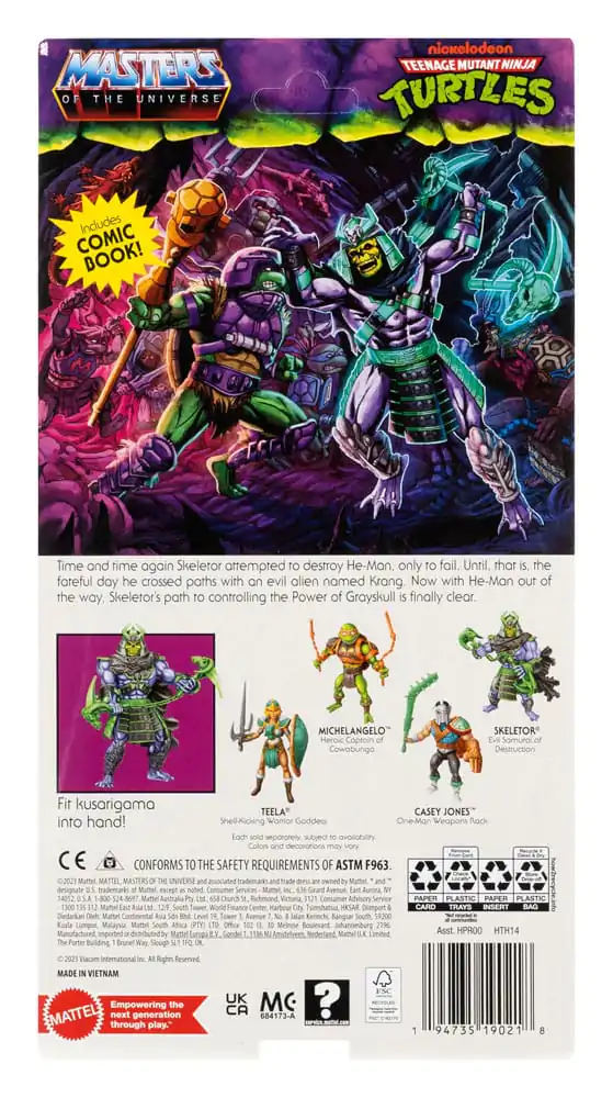 MOTU x TMNT: Turtles of Grayskull Action Figure Skeletor 14 cm termékfotó