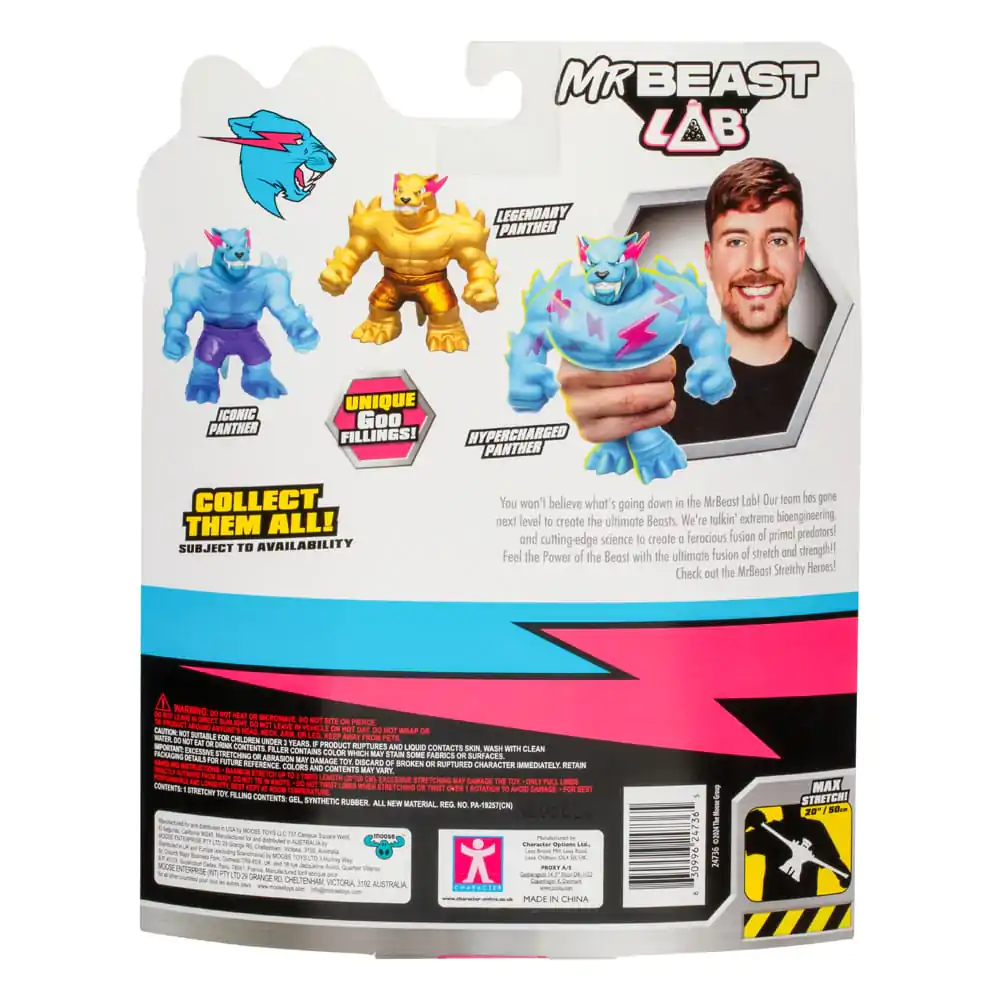 Mr. Beast Lab Goo Jit Zu Stretch Figure Hypercharged Panther 11 cm termékfotó