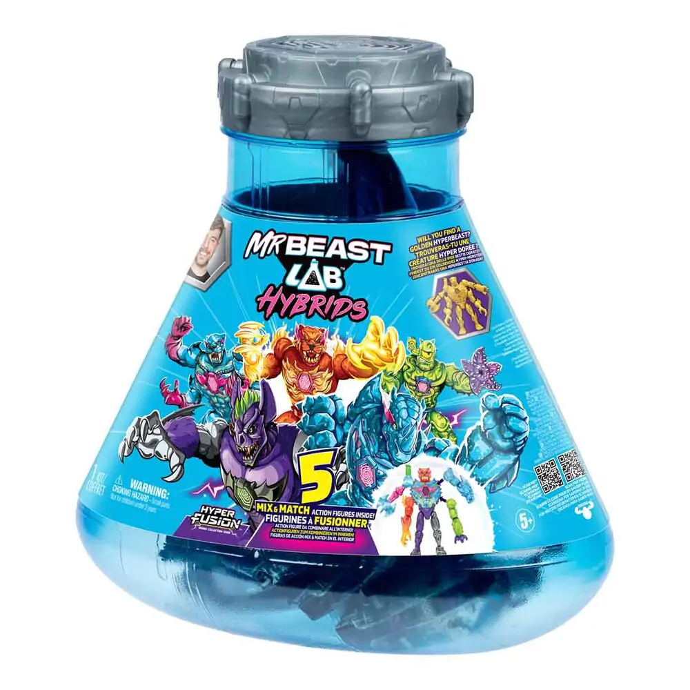 Mr. Beast Lab Hybrids Figure 5-Pack Hyper Fusion Lab 3 cm product photo