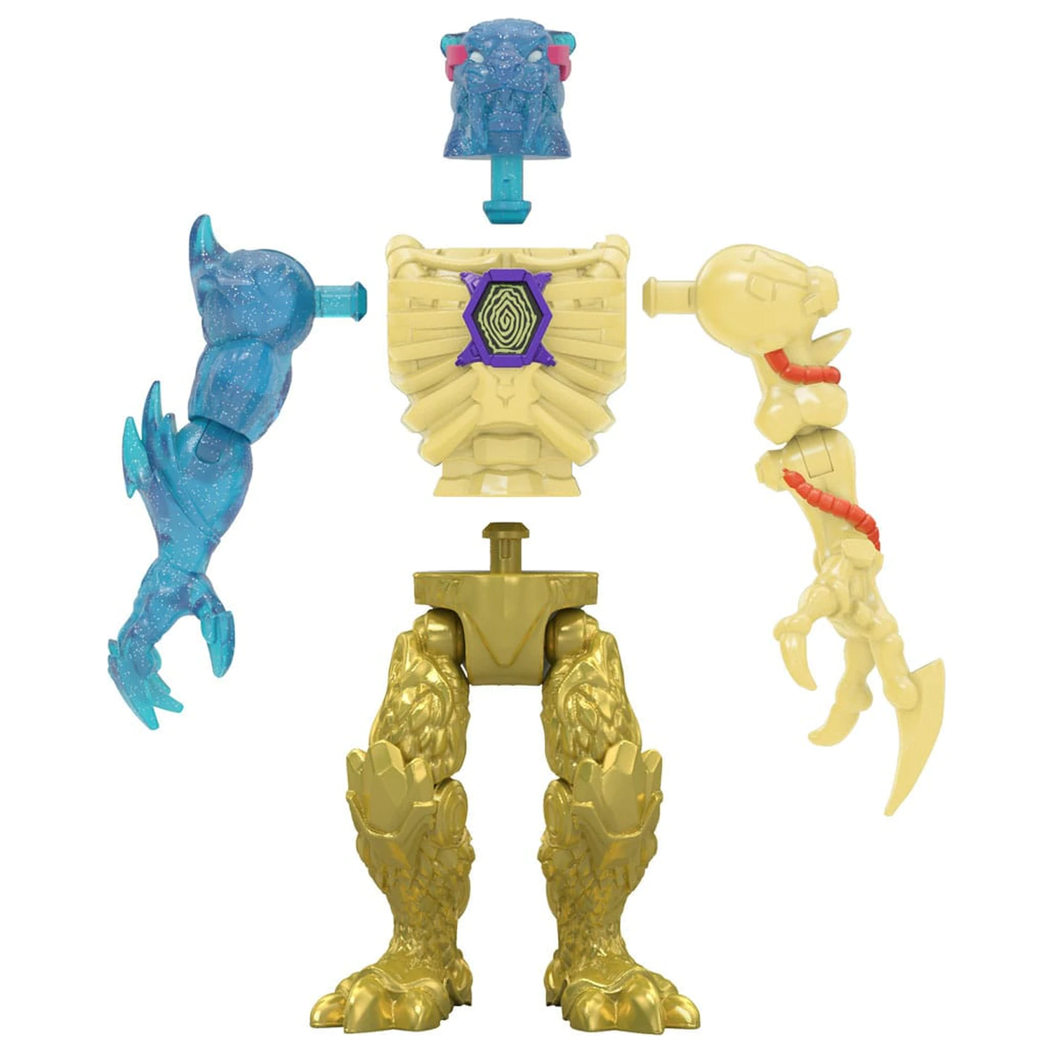 Mr. Beast Lab Hybrids Series 2 Mini Figuren 2er-Pack Lab-Bot vs Gid Skeleton 11 cm  product photo