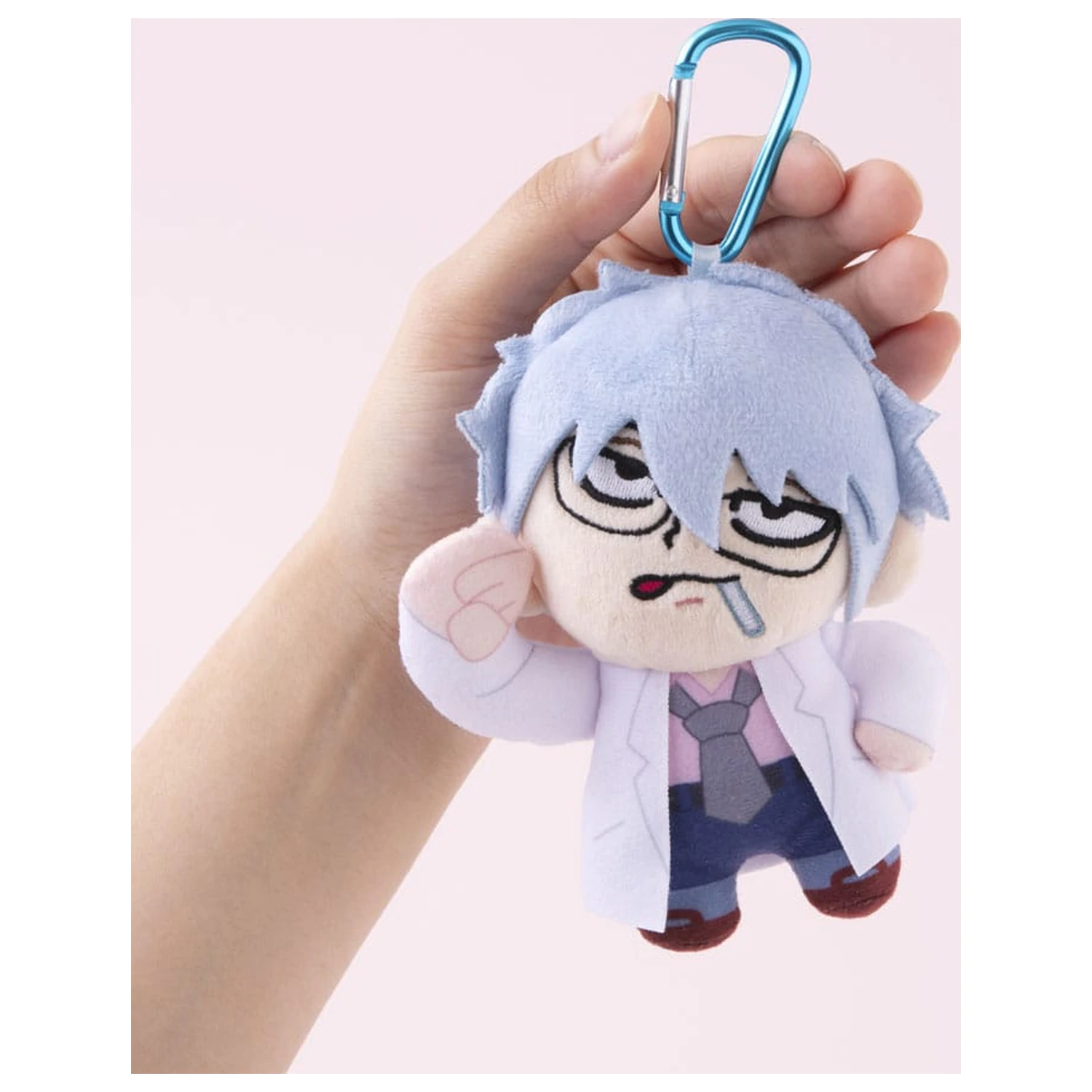 Mr. Ginpachi´s Zany Class x Okawabukubu Youth Plush Keychain Ginpachi Sakata 12 cm  product photo