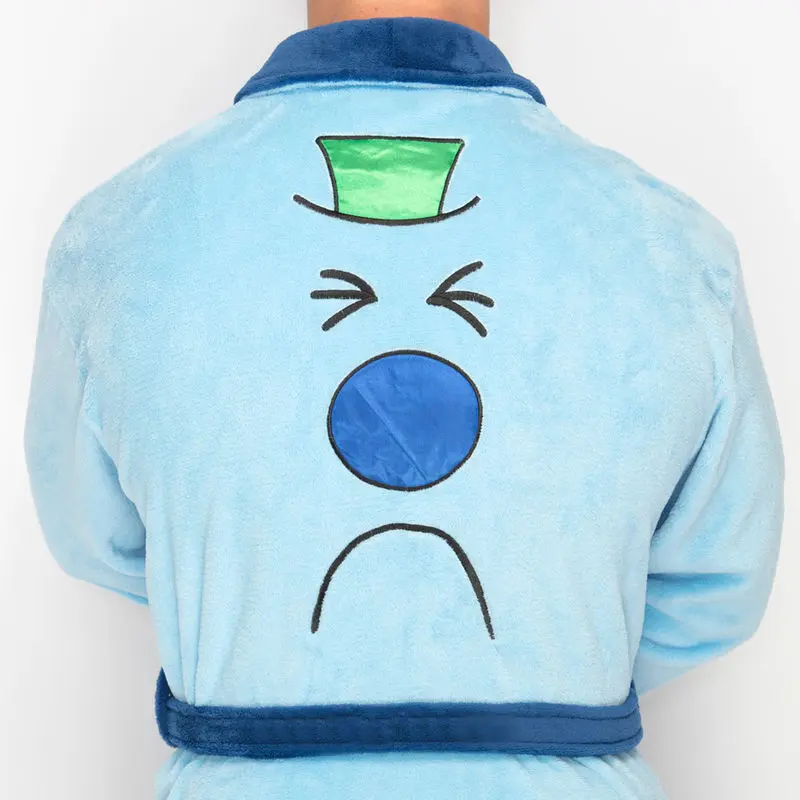 Mr Men Little Miss Mr Grumpy mens fleece bathrobe product photo