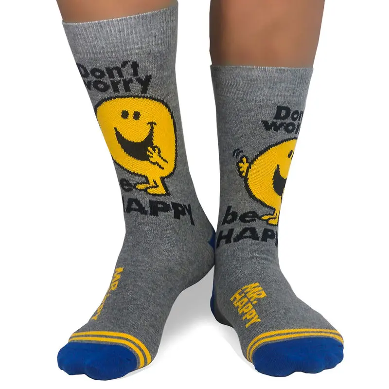 Mr Men Mr Happy 2 pack assorted socks product photo