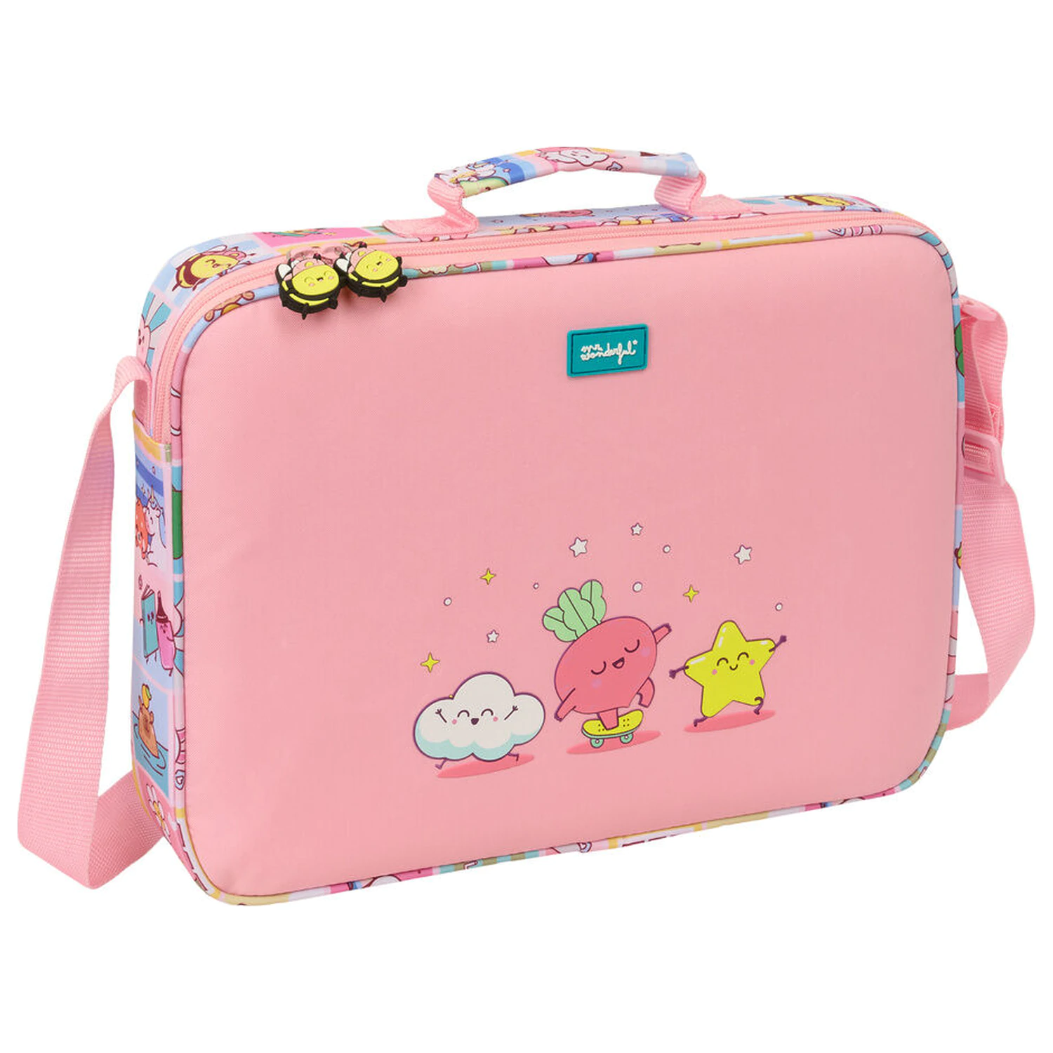 Mr. Wonderful Comic school briefcase product photo