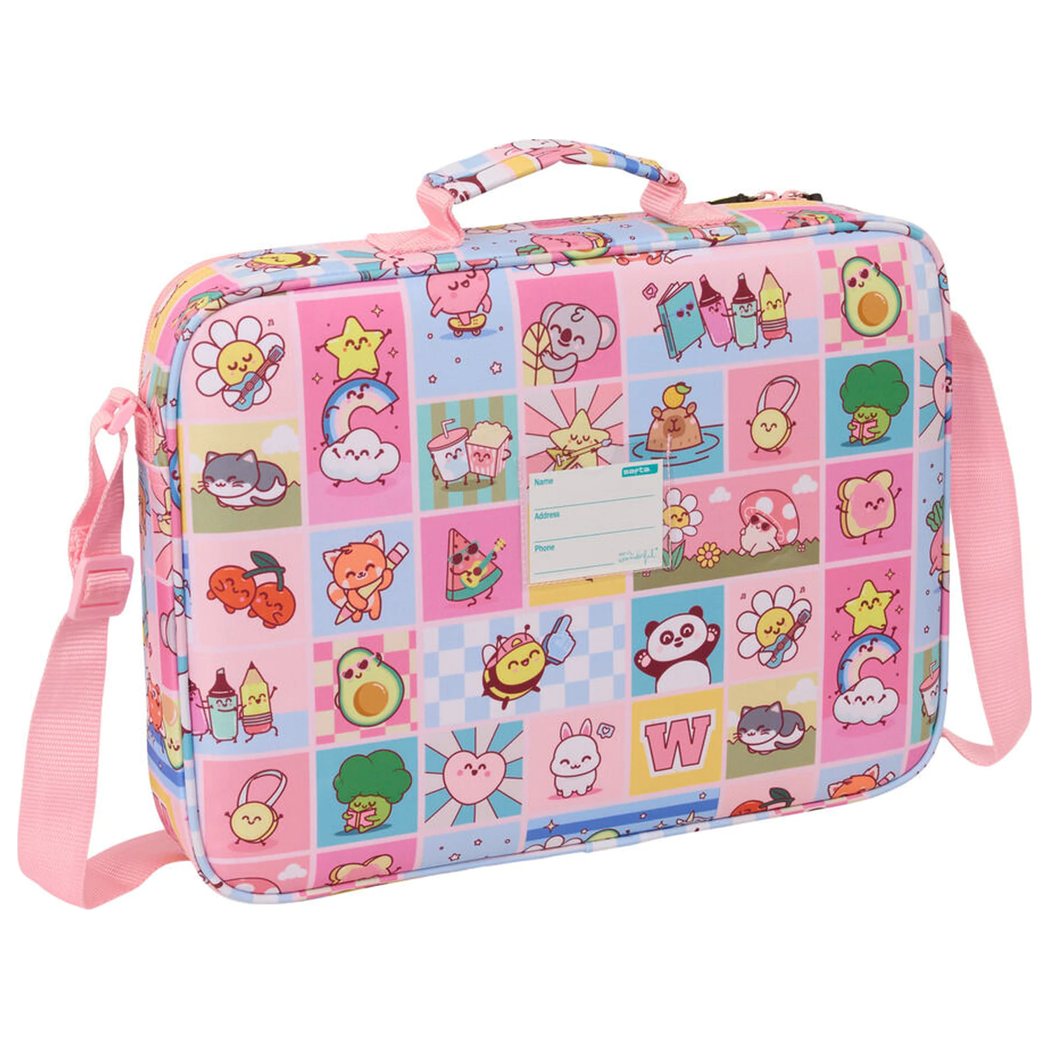 Mr. Wonderful Comic school briefcase product photo