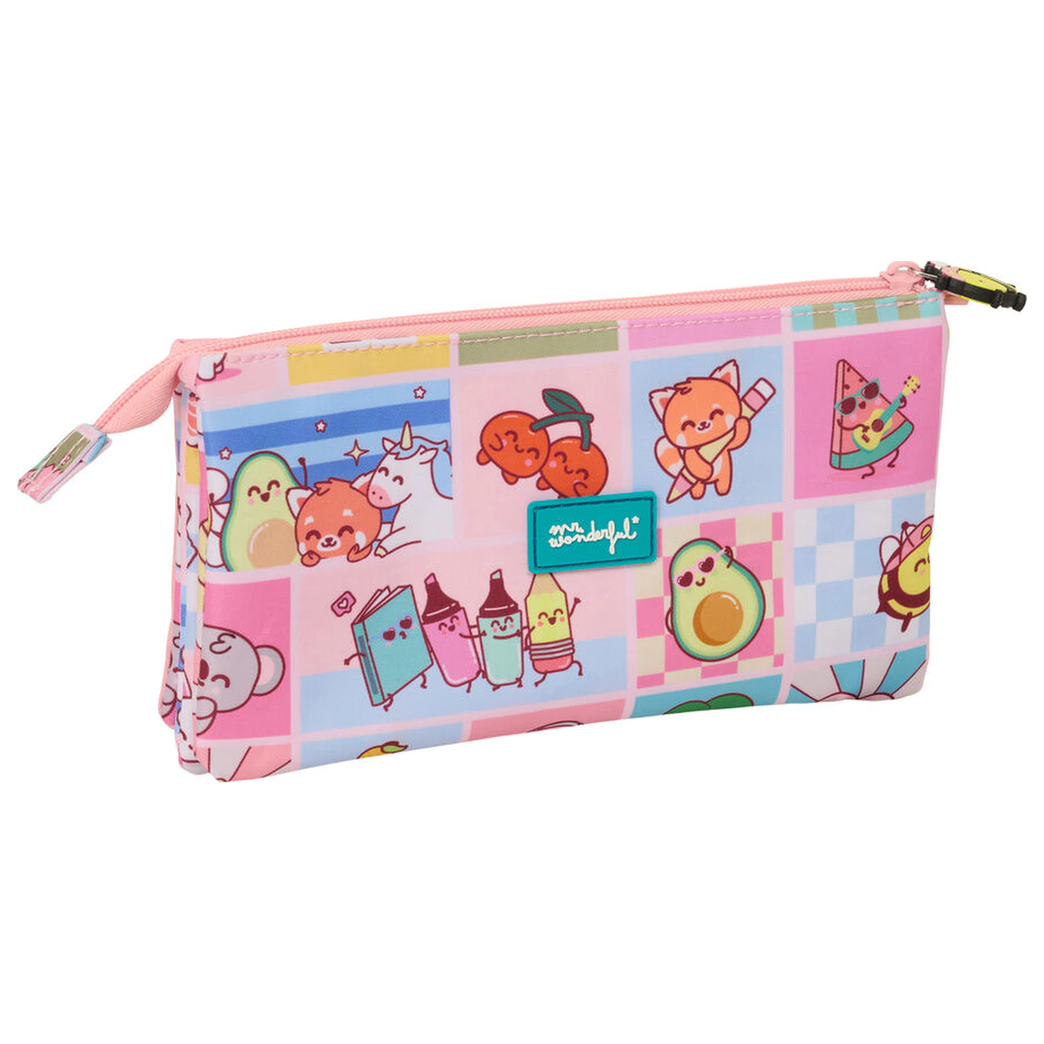 Mr. Wonderful Comic triple pencil case product photo
