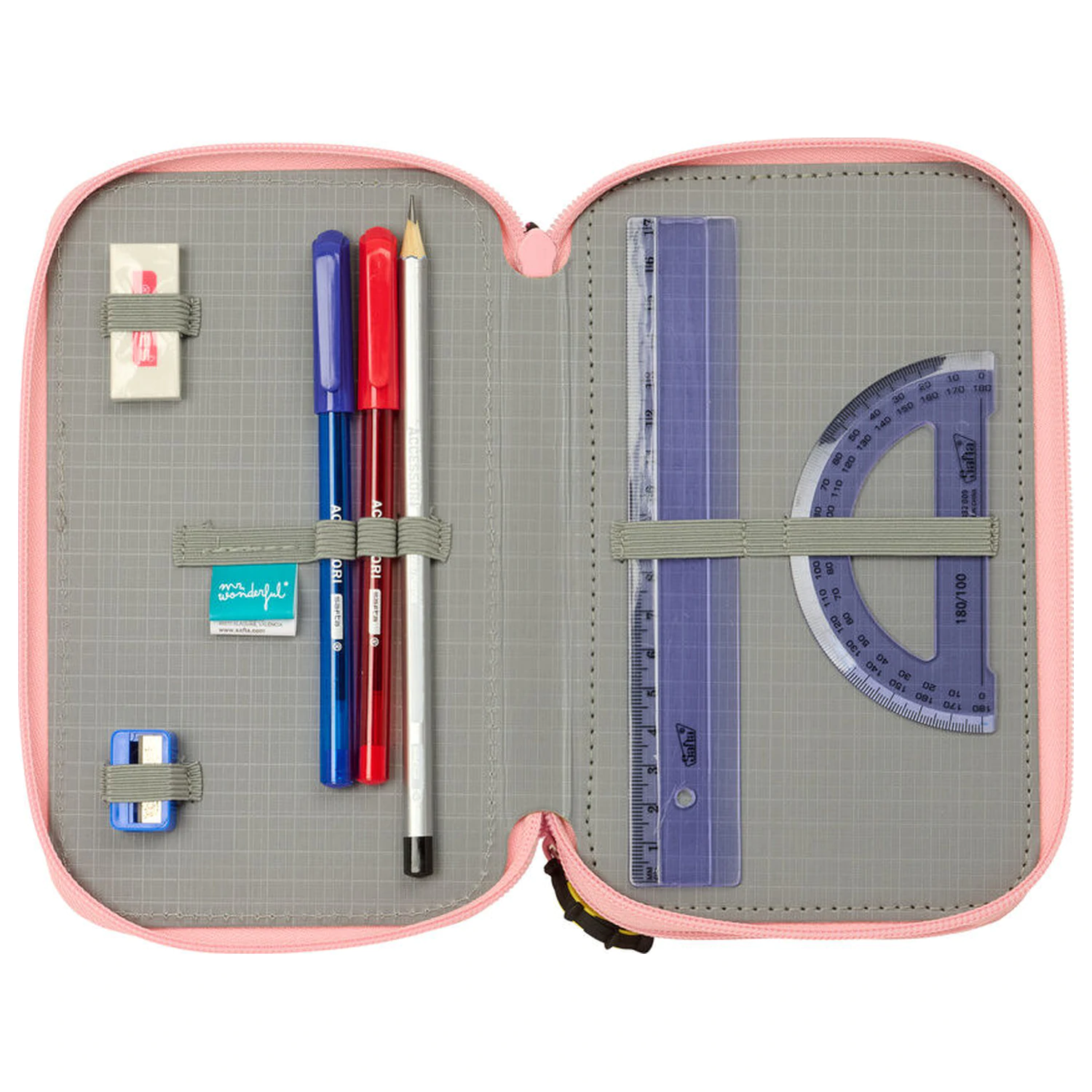 Mr. Wonderful Comic triple pencil case 37pcs product photo