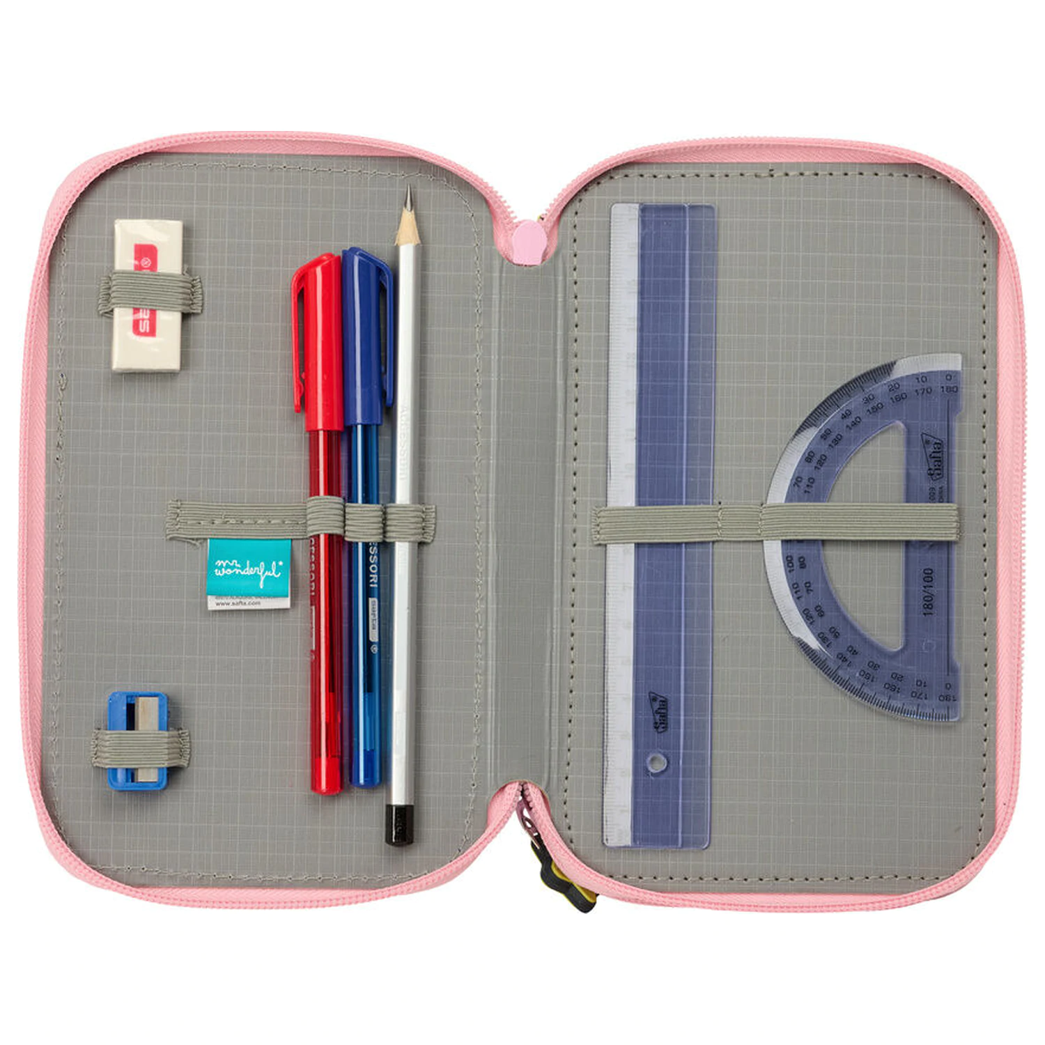 Mr. Wonderful Star triple pencil case 37pcs product photo