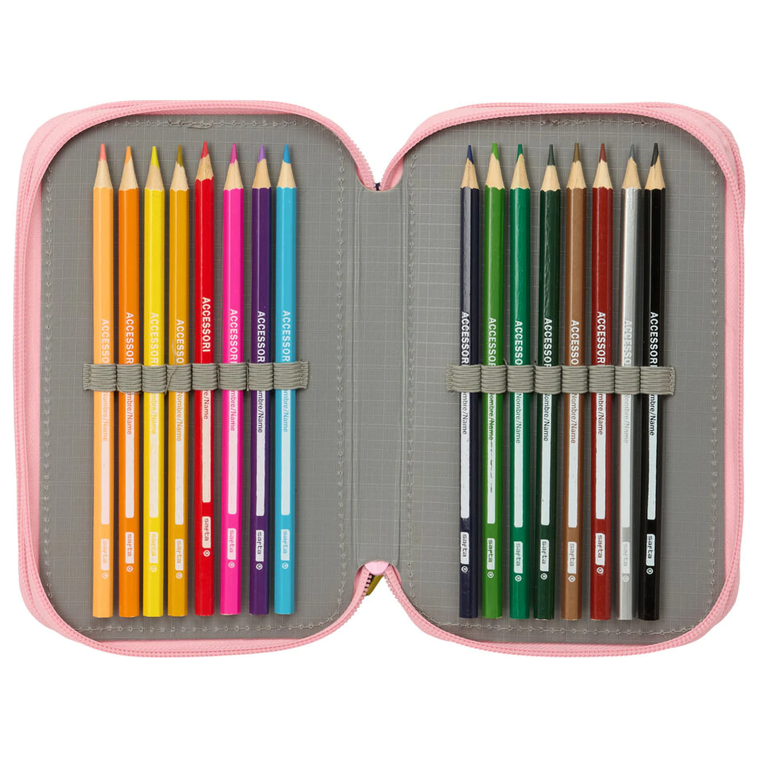 Mr. Wonderful Star triple pencil case 37pcs product photo