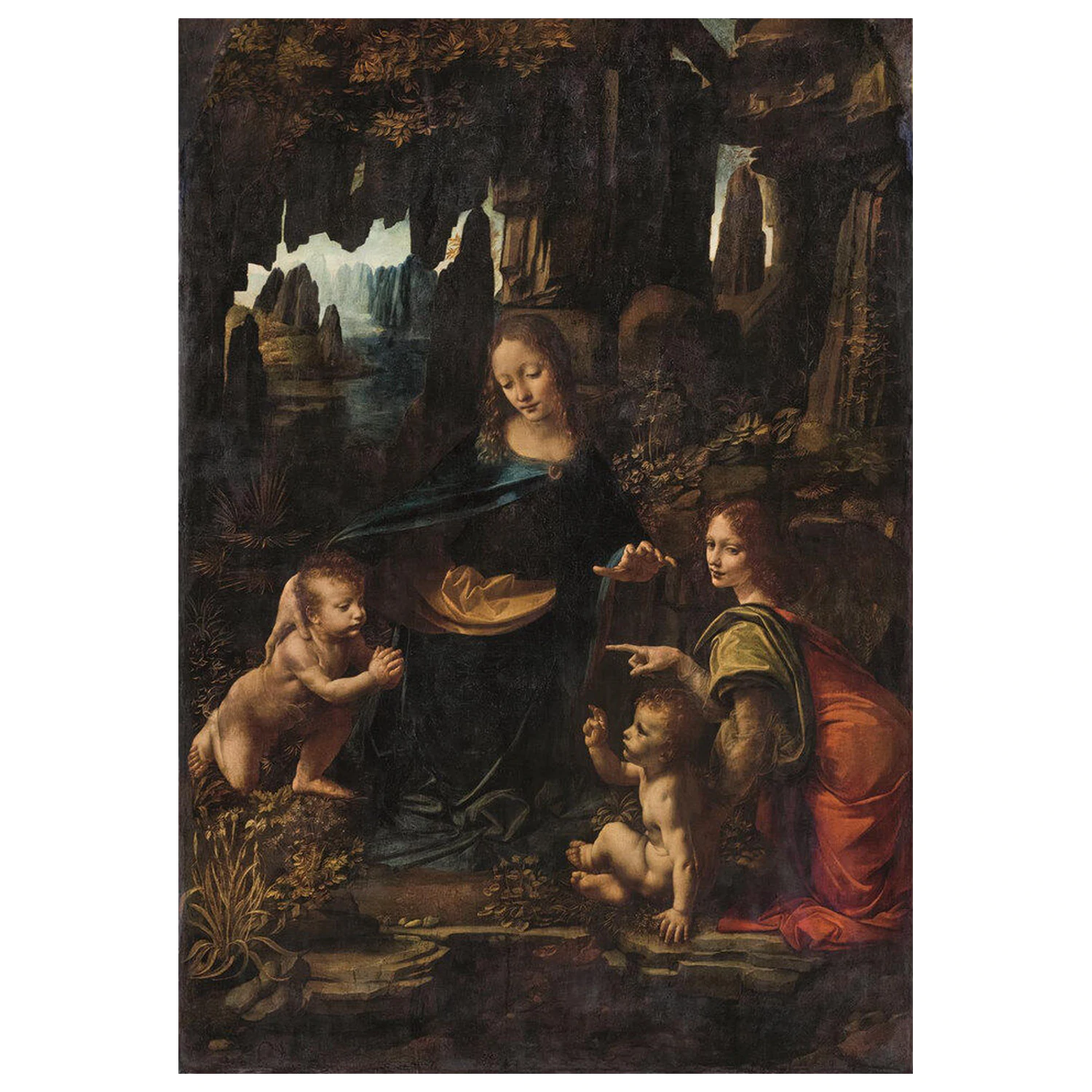 Museum Louvre Leonardo - The Virgin of the Rocks puzzle 1000pcs product photo