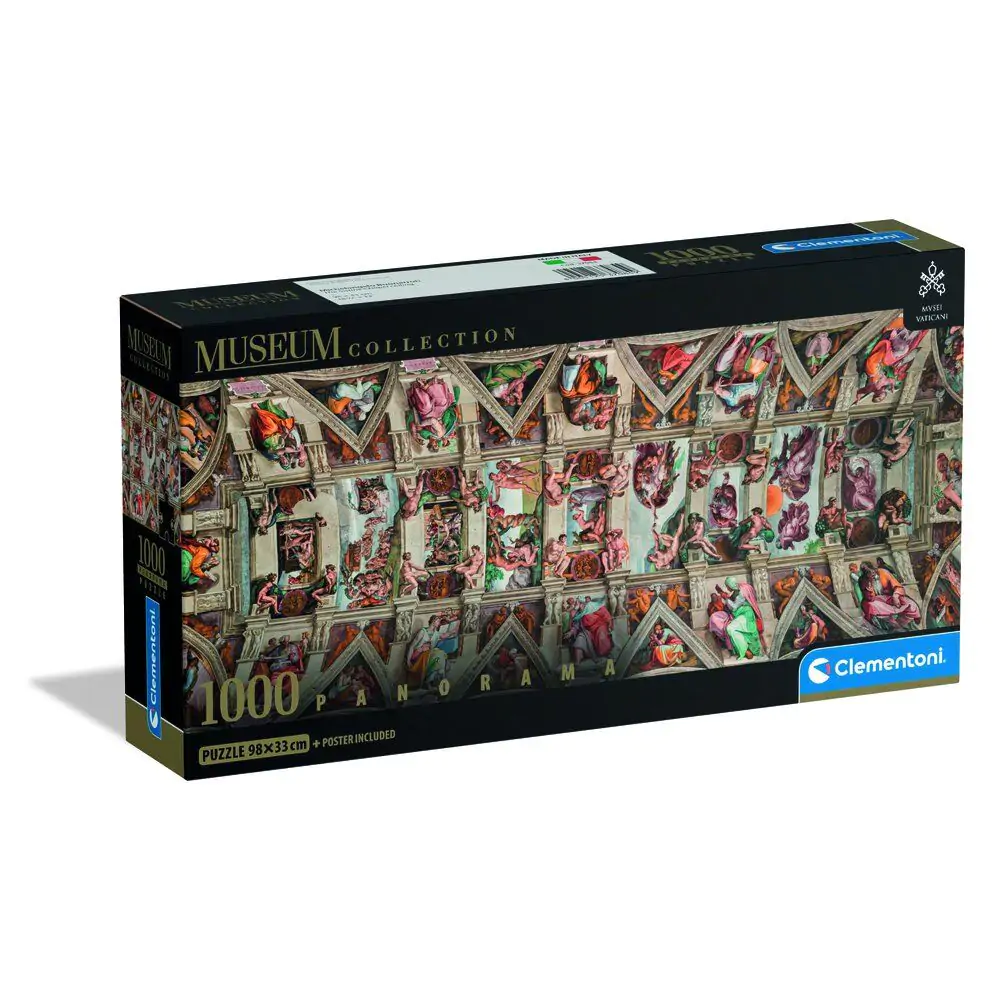 Museum Michelangelo The Sistine Chapel Ceiling Panorama puzzle 1000pcs product photo