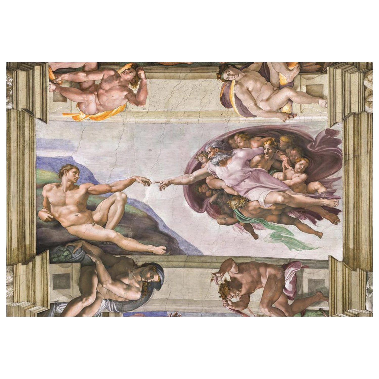 Museum The Creation Of Man puzzle 1000pcs product photo