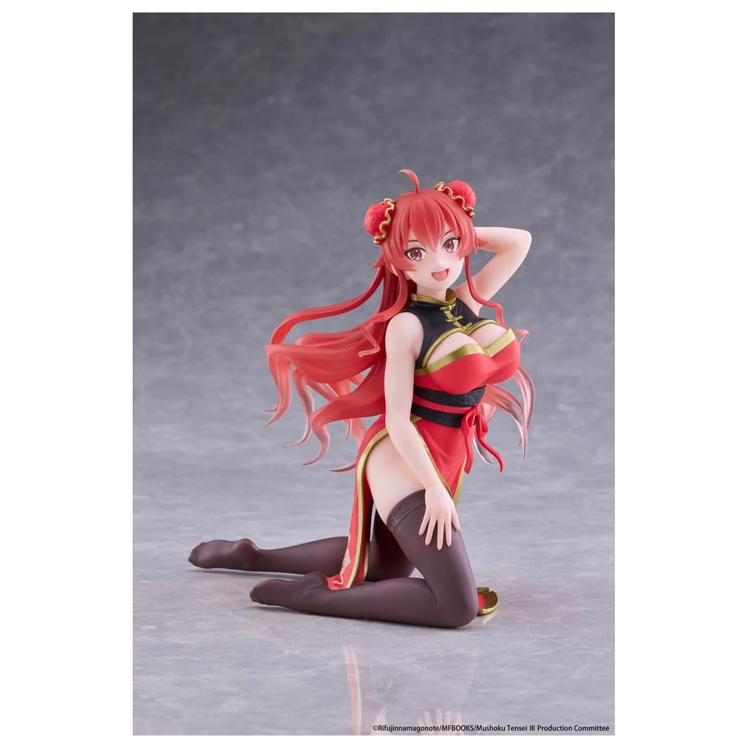 Mushoku Tensei: Jobless Reincarnation Desktop Cute PVC Figure Eris Greyrat (Chinese Dress Ver.) 13 cm product photo