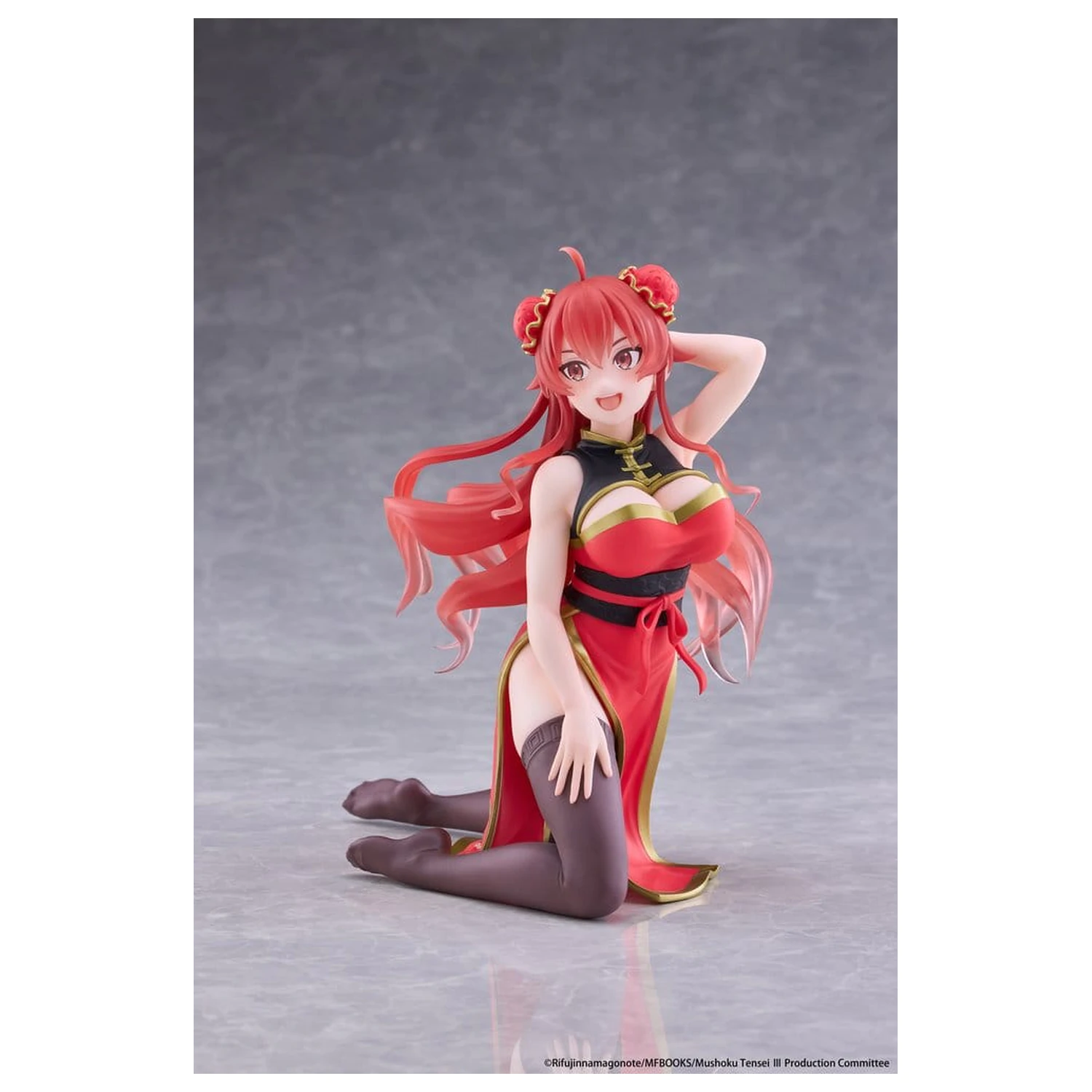 Mushoku Tensei: Jobless Reincarnation Desktop Cute PVC Figure Eris Greyrat (Chinese Dress Ver.) 13 cm product photo