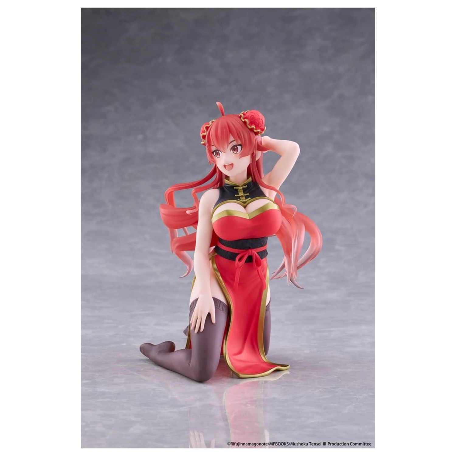 Mushoku Tensei: Jobless Reincarnation Desktop Cute PVC Figure Eris Greyrat (Chinese Dress Ver.) 13 cm product photo