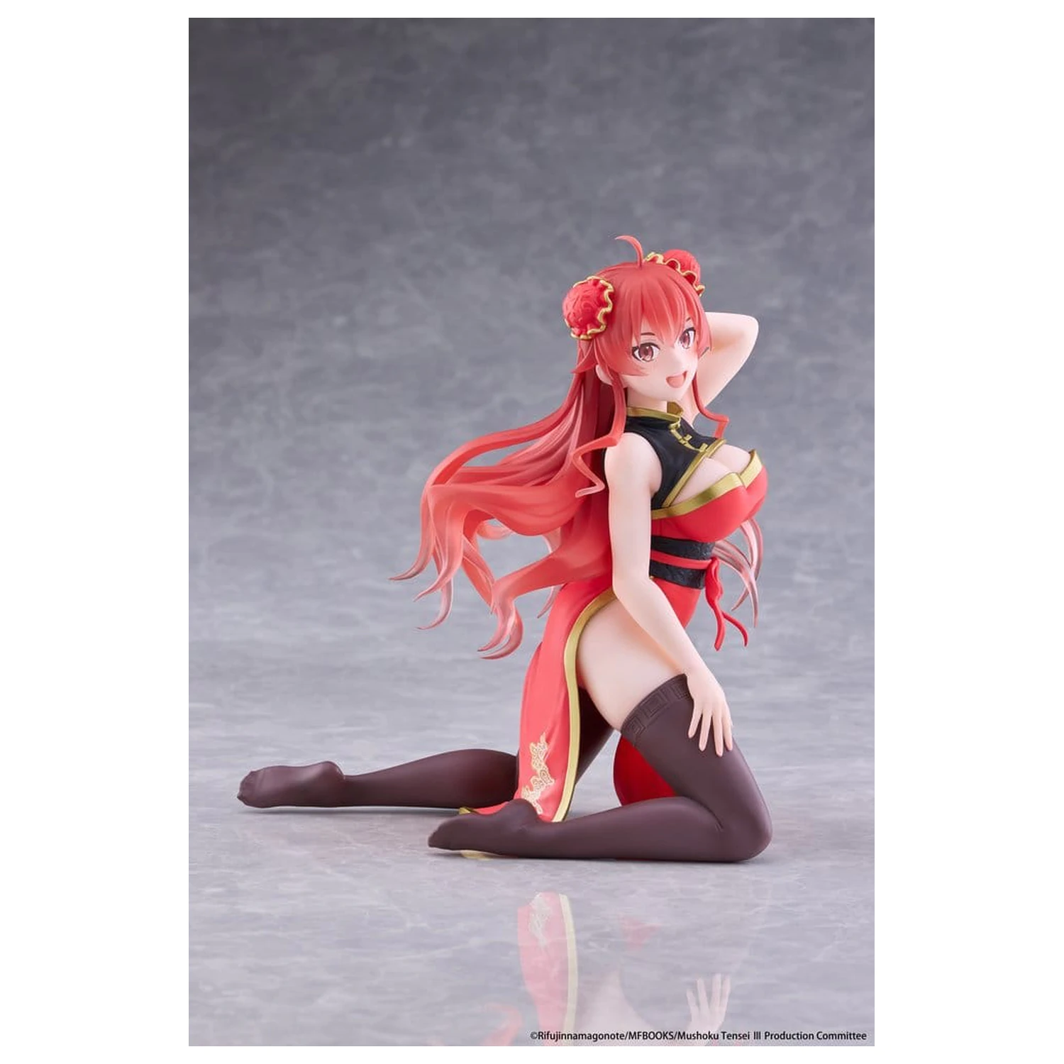 Mushoku Tensei: Jobless Reincarnation Desktop Cute PVC Figure Eris Greyrat (Chinese Dress Ver.) 13 cm product photo