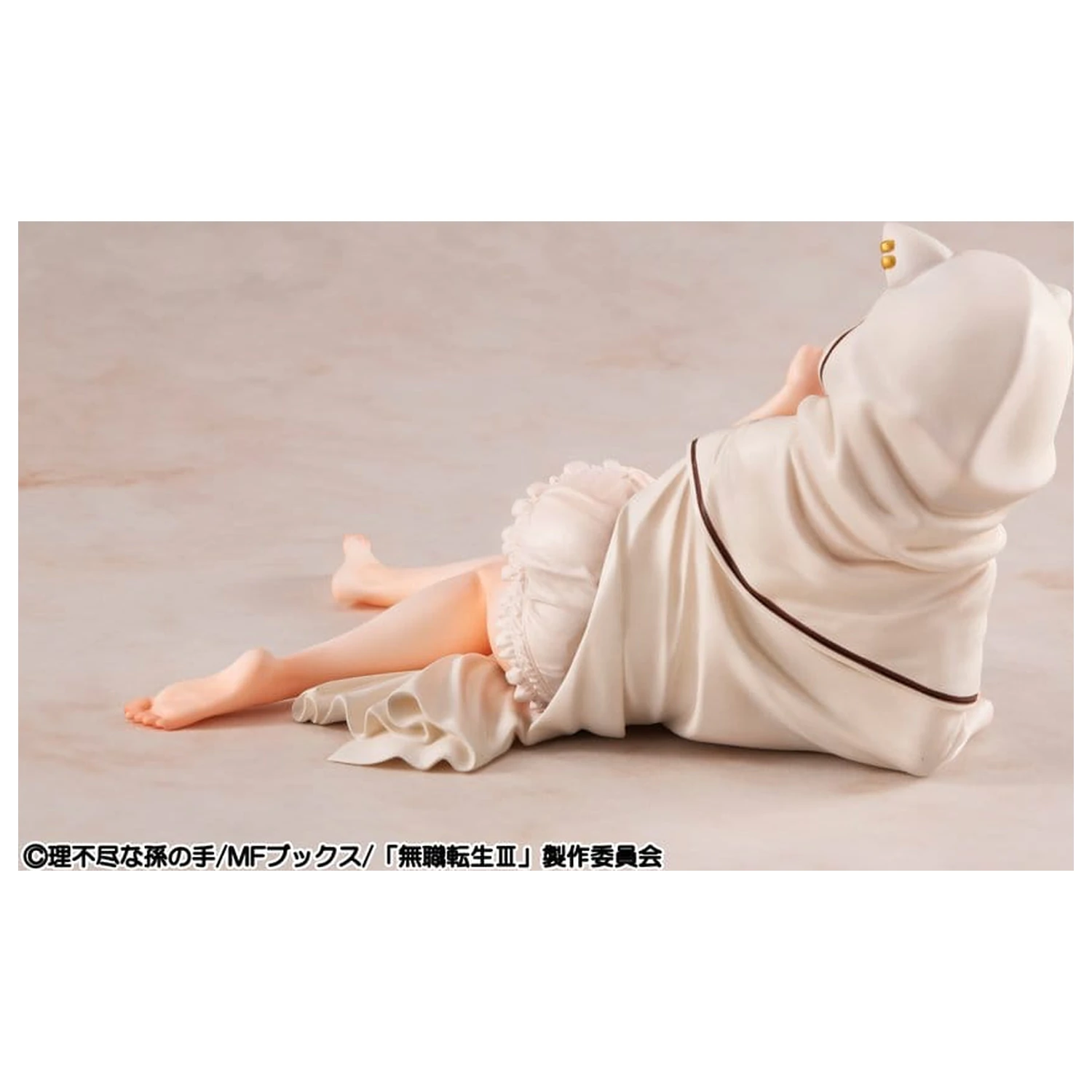 Mushoku Tensei: Jobless Reincarnation Melty Princess PVC Figure Eris Sleep with Eris Ver. Palm Size 12 cm product photo
