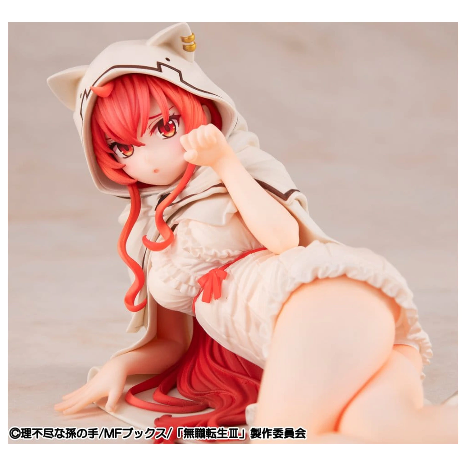Mushoku Tensei: Jobless Reincarnation Melty Princess PVC Figure Eris Sleep with Eris Ver. Palm Size 12 cm product photo