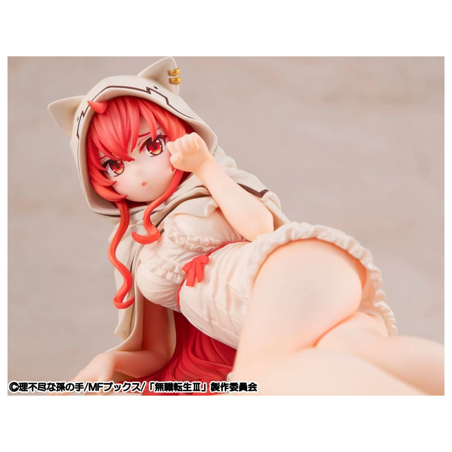 Mushoku Tensei: Jobless Reincarnation Melty Princess PVC Figure Eris Sleep with Eris Ver. Palm Size 12 cm product photo