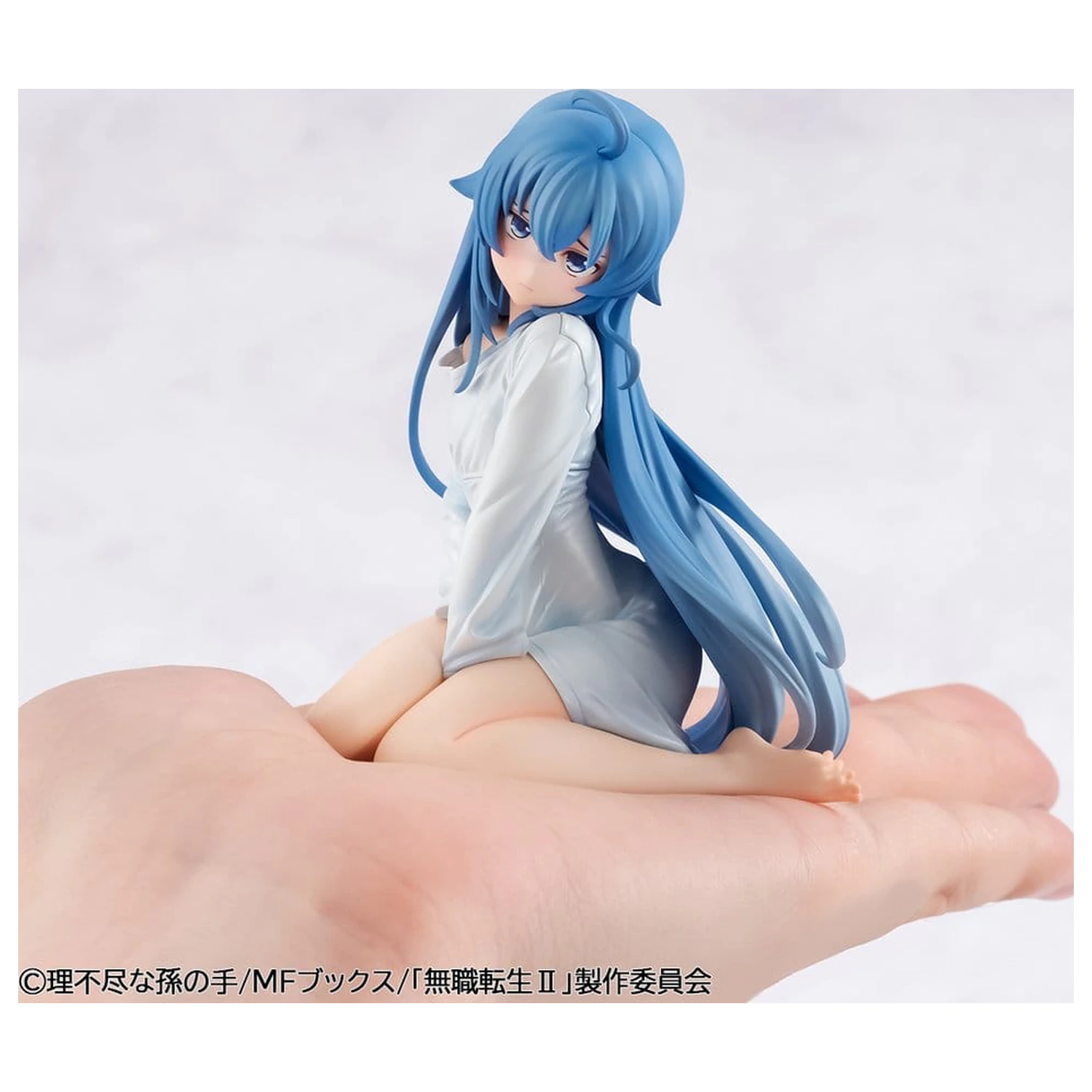 Mushoku Tensei Jobless Reincarnation Melty Princess PVC Statue Roxy Peeping Ver. Palm Size 9 cm     product photo