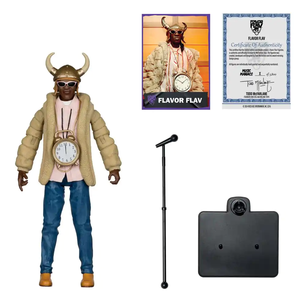 Music Maniacs Hip Hop Action Figure Flavor Flav 16 cm product photo