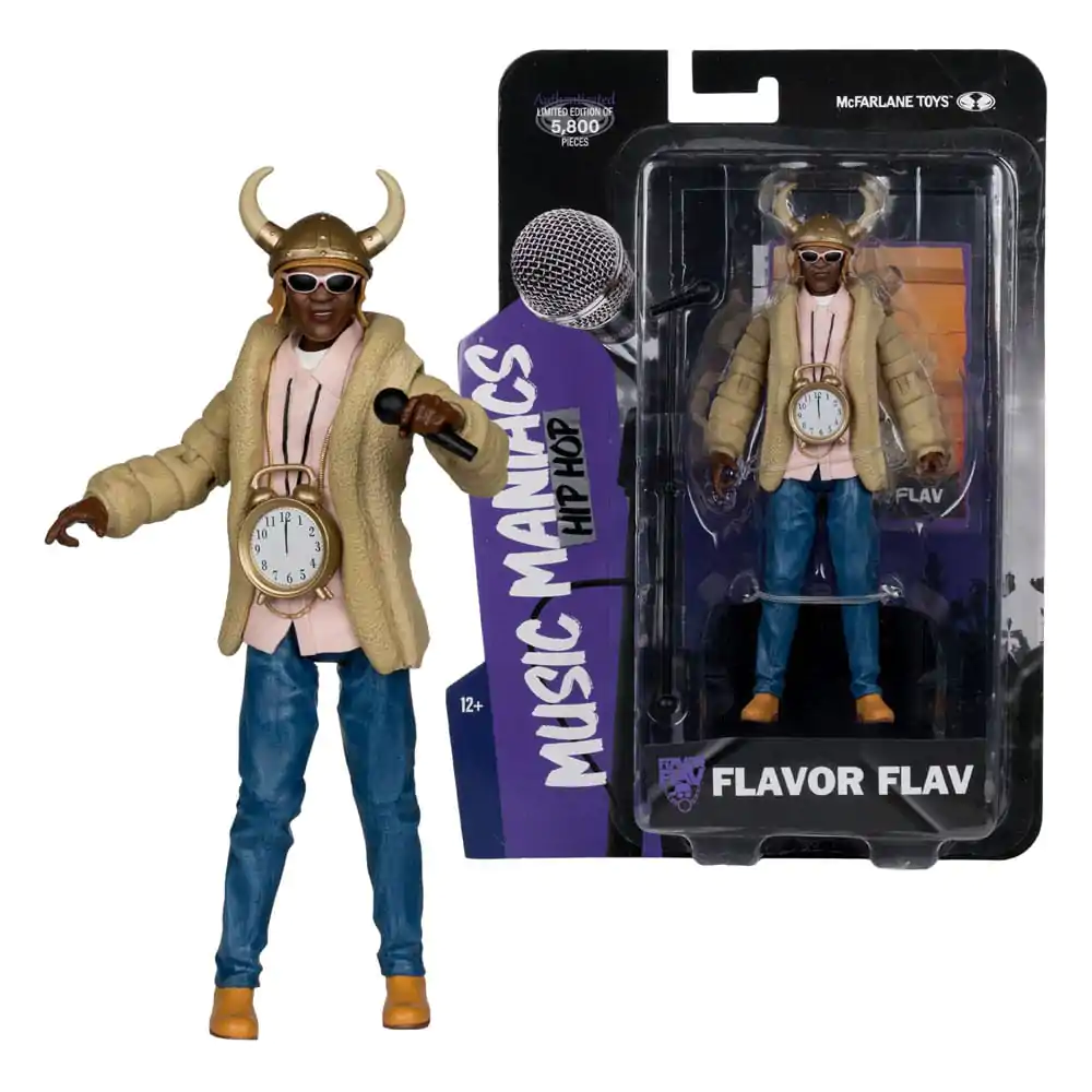 Music Maniacs Hip Hop Action Figure Flavor Flav 16 cm product photo